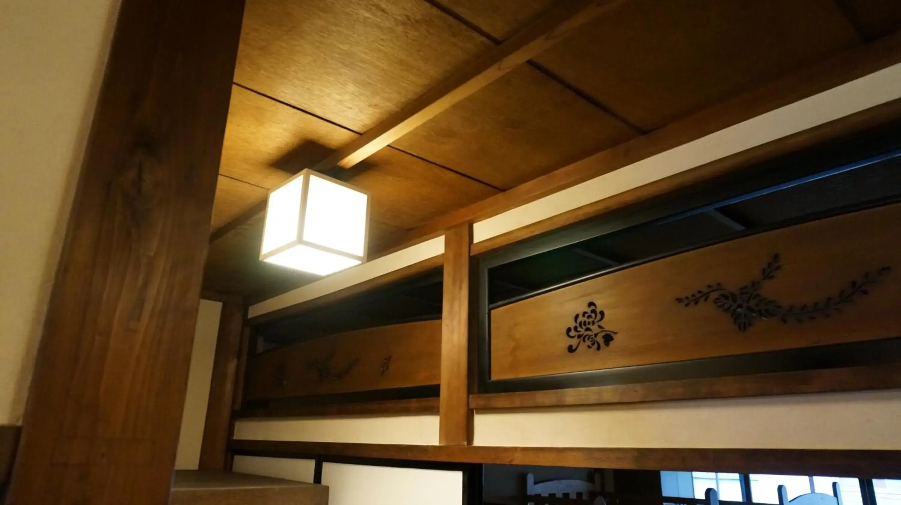 Decorative detail, Bunk Bed in Guest House Gajyun