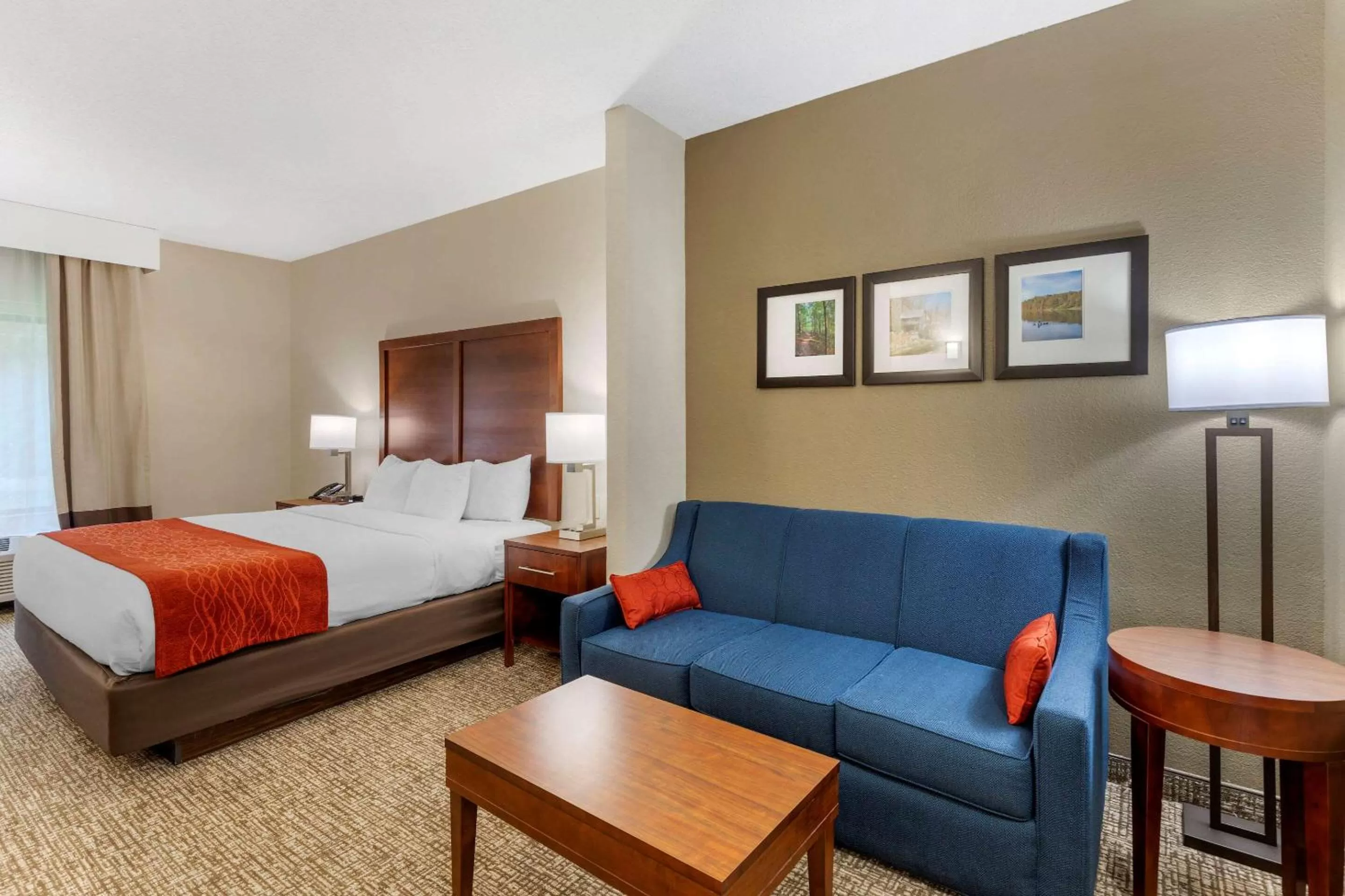 Photo of the whole room, Bed in comfort & inn Suites
