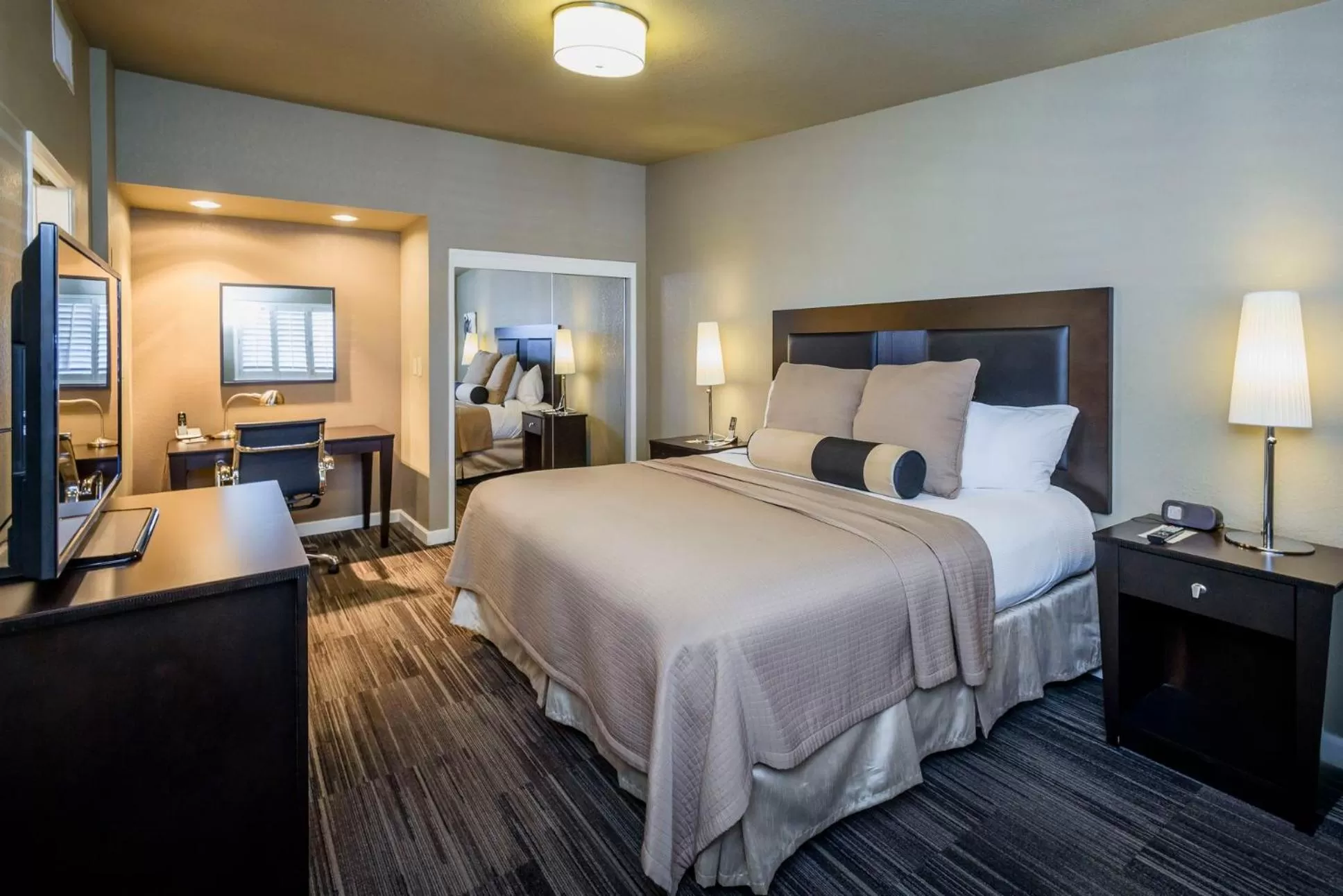 Bed in Lions Gate Hotel