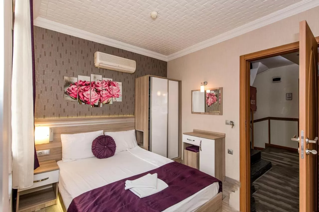 Bed in Olimpiyat Hotel Izmir