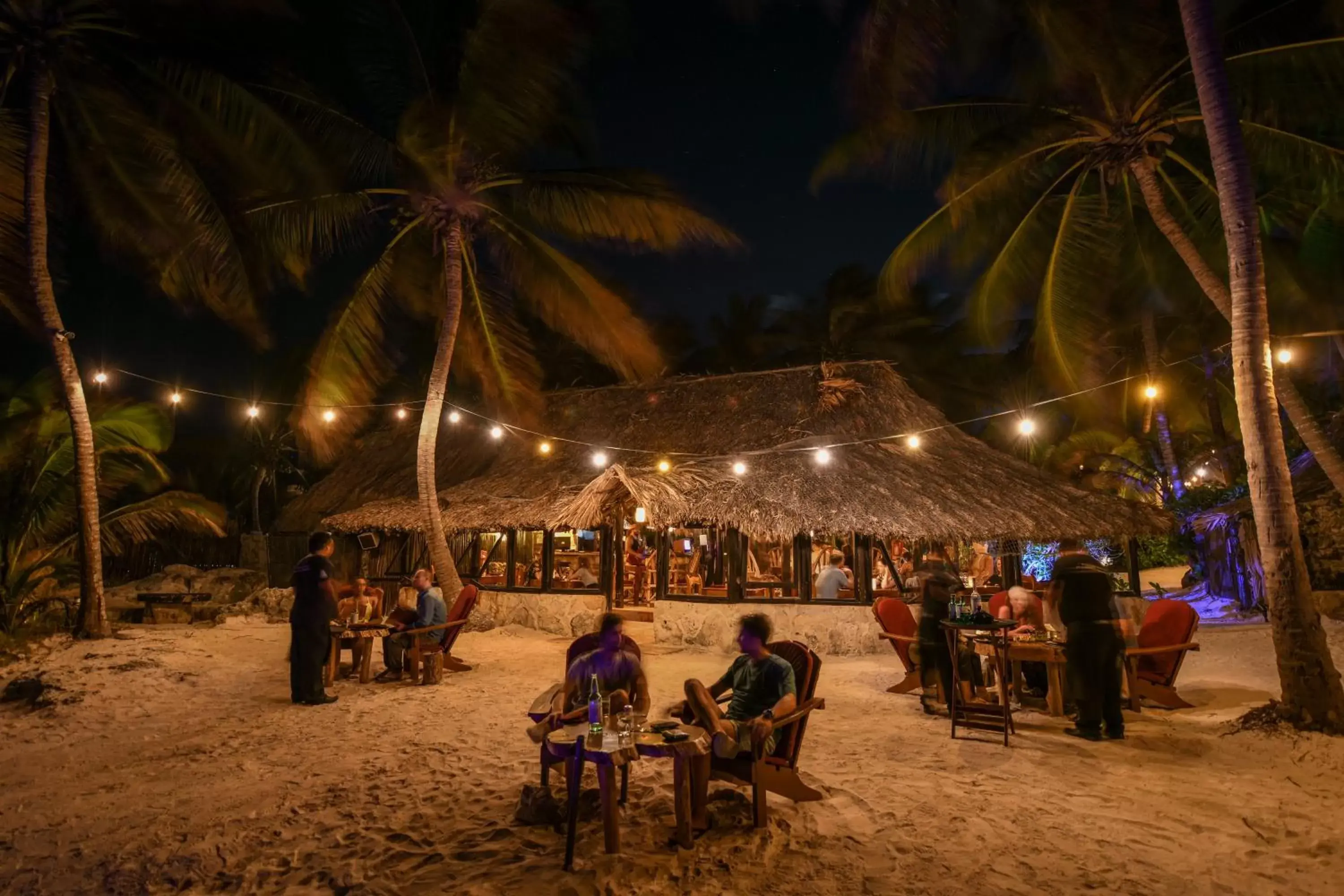 Restaurant/places to eat, Beach in Diamante K - Inside Tulum National Park