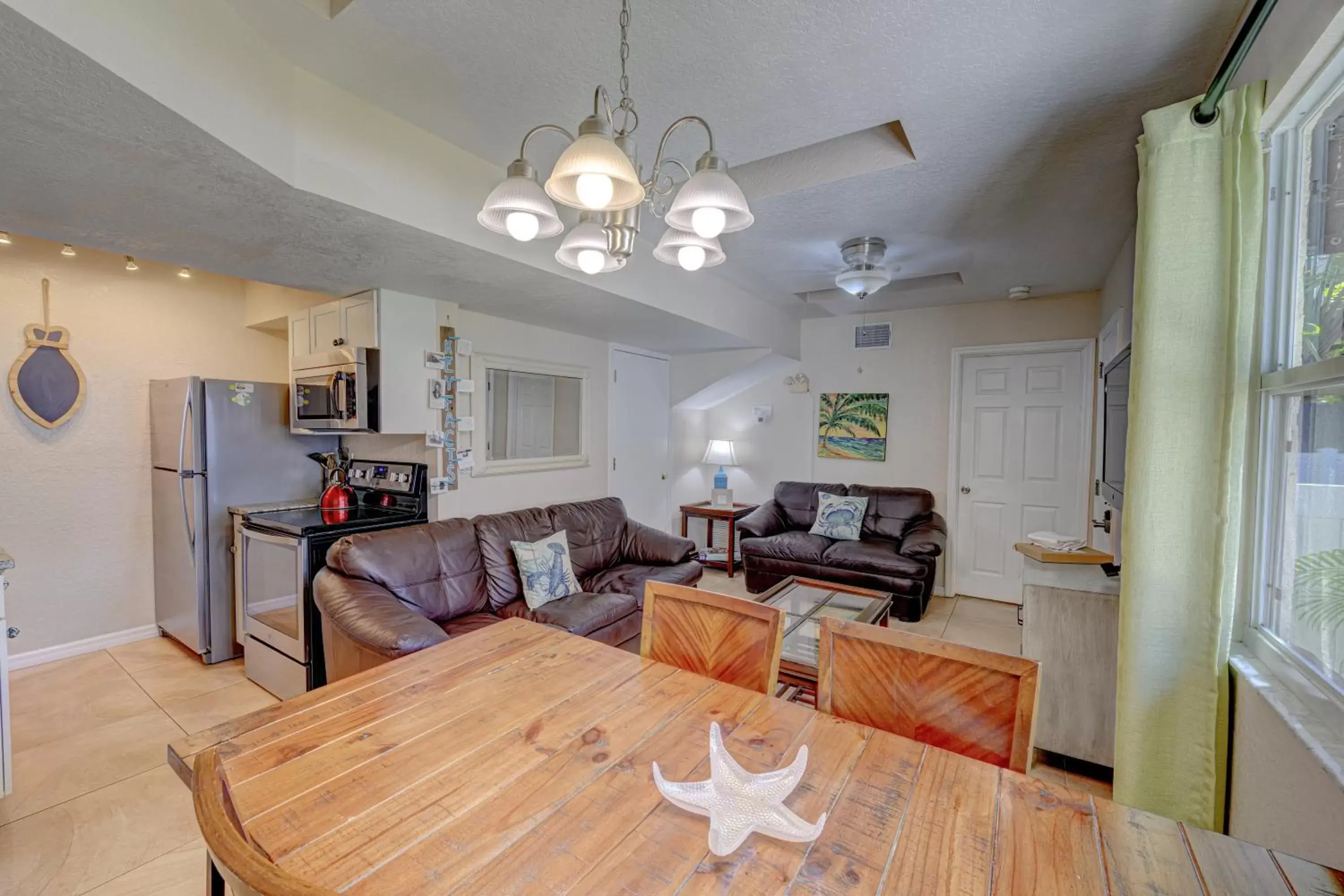 Living room, Seating Area in The Ringling Beach House