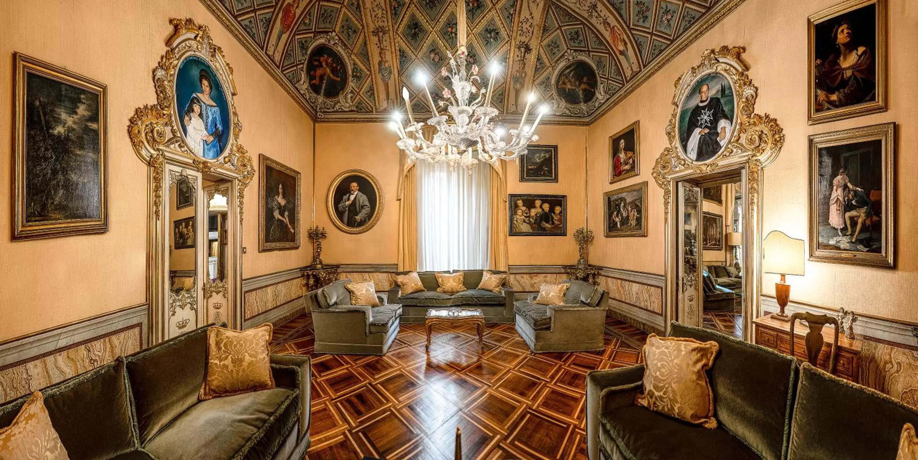 Living room, Restaurant/Places to Eat in Residenza Ruspoli Bonaparte