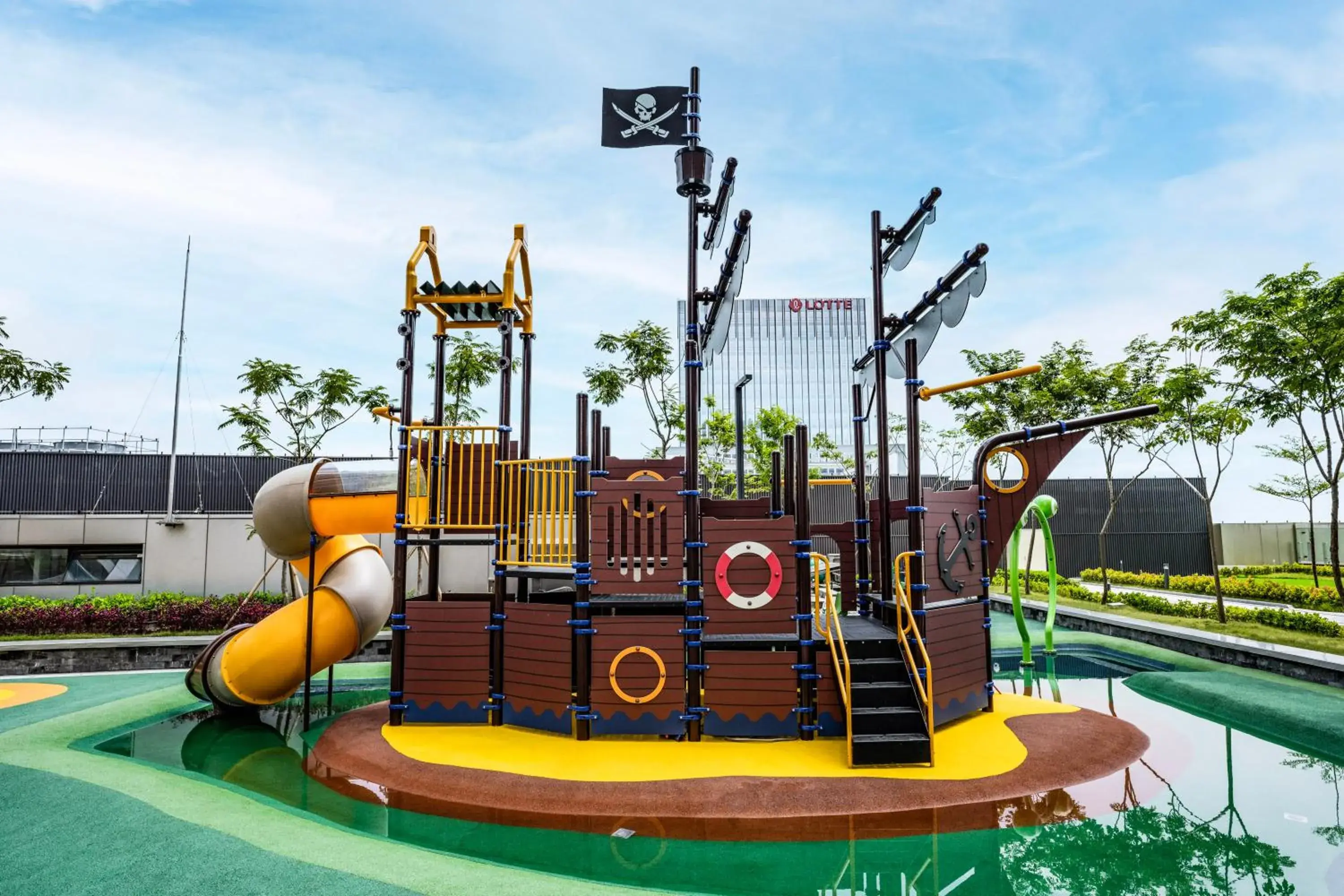 Children play ground, Water Park in L7 WEST LAKE HANOI By LOTTE
