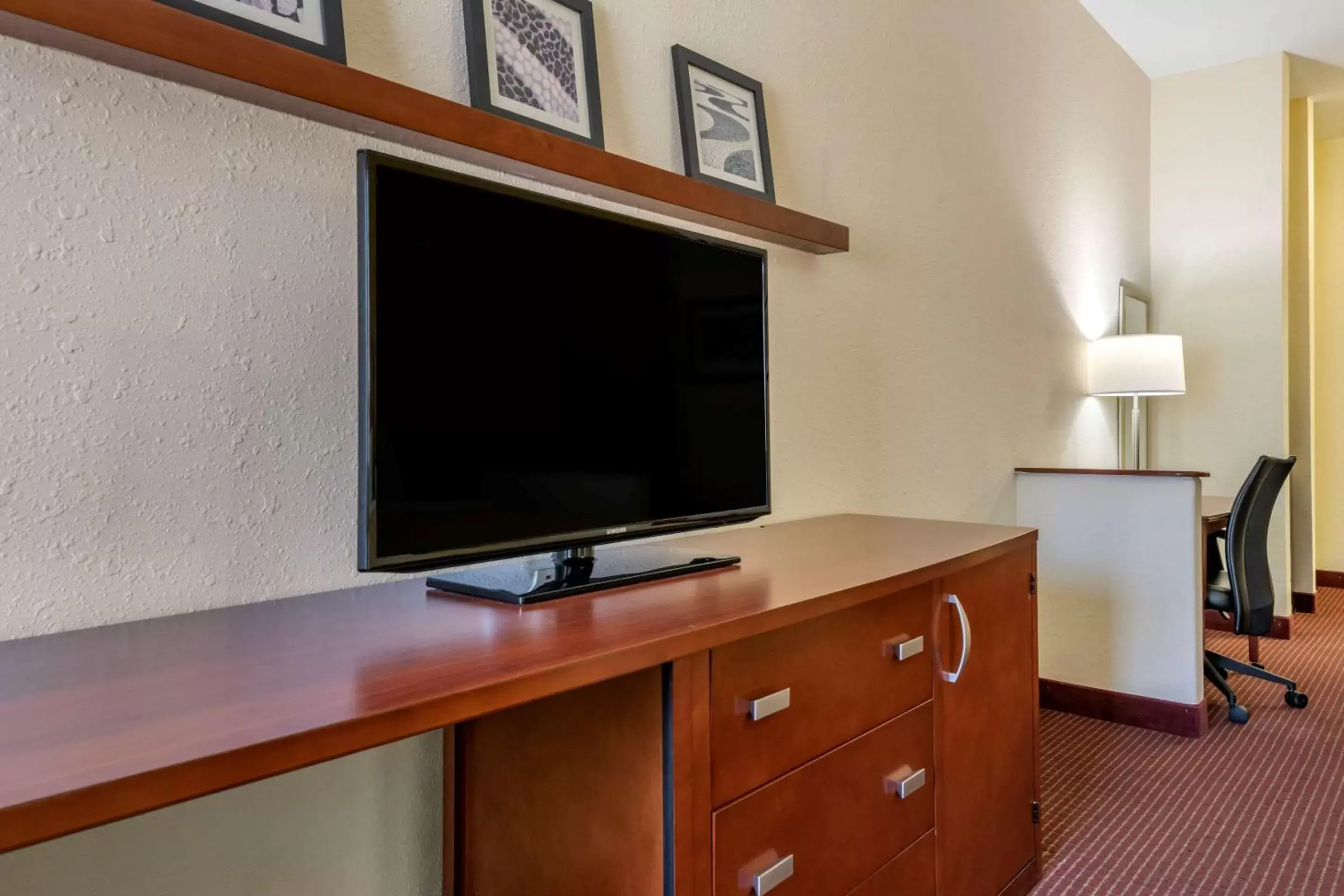 Photo of the whole room, TV/Entertainment Center in Quality Inn Zephyrhills-Dade City