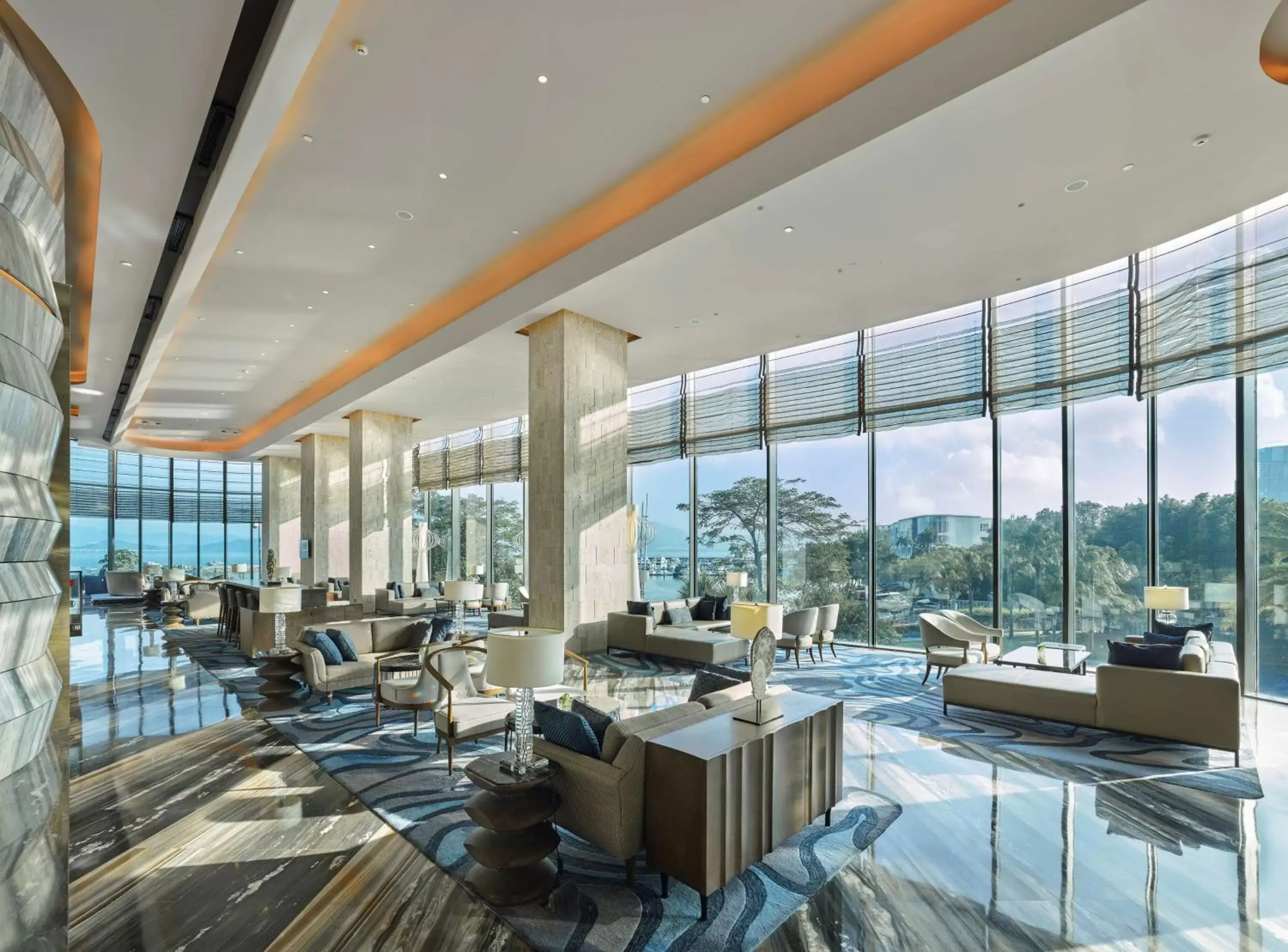 Lobby or reception, Restaurant/Places to Eat in Hilton Shenzhen Shekou Nanhai