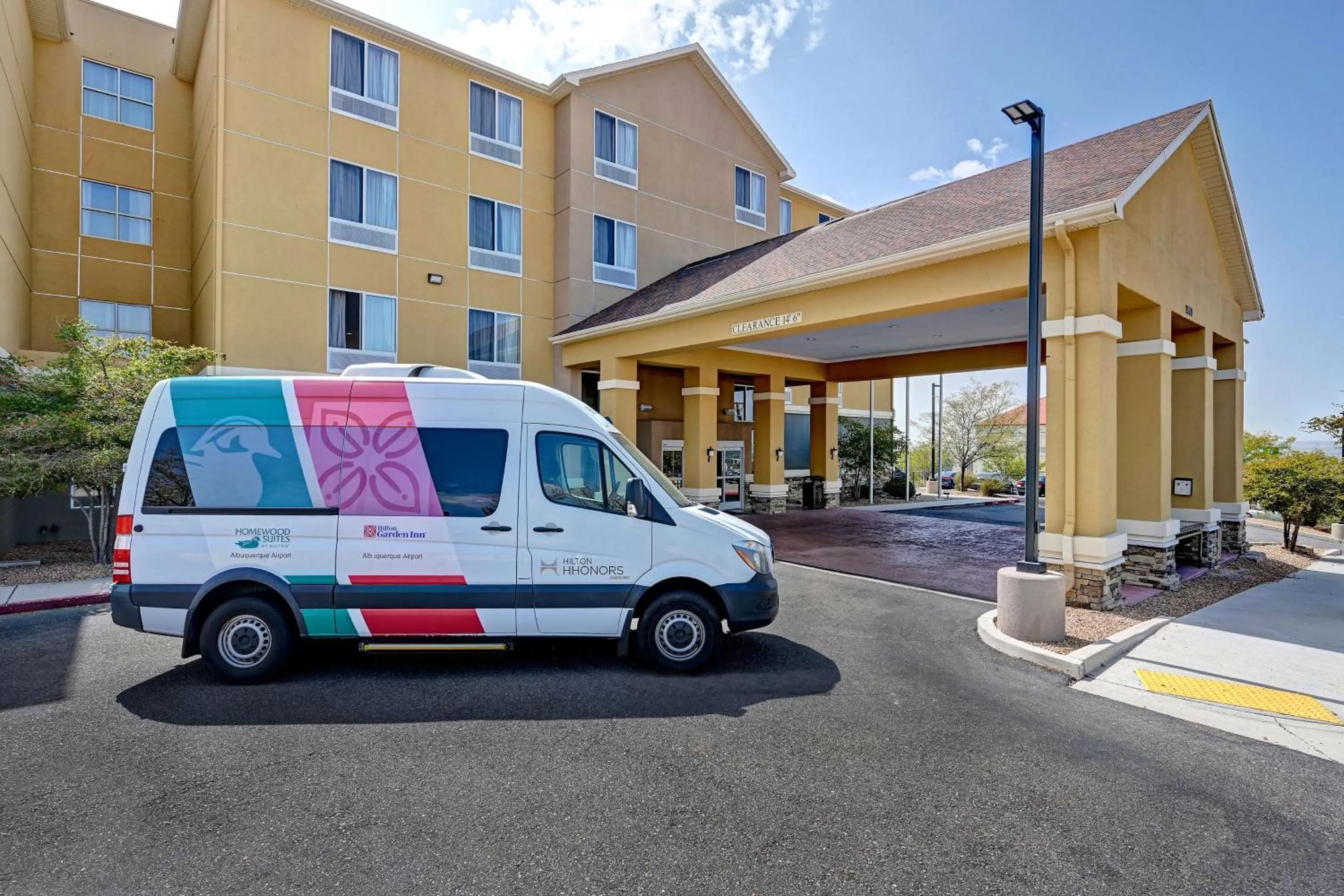 Property building in Homewood Suites by Hilton Albuquerque Airport