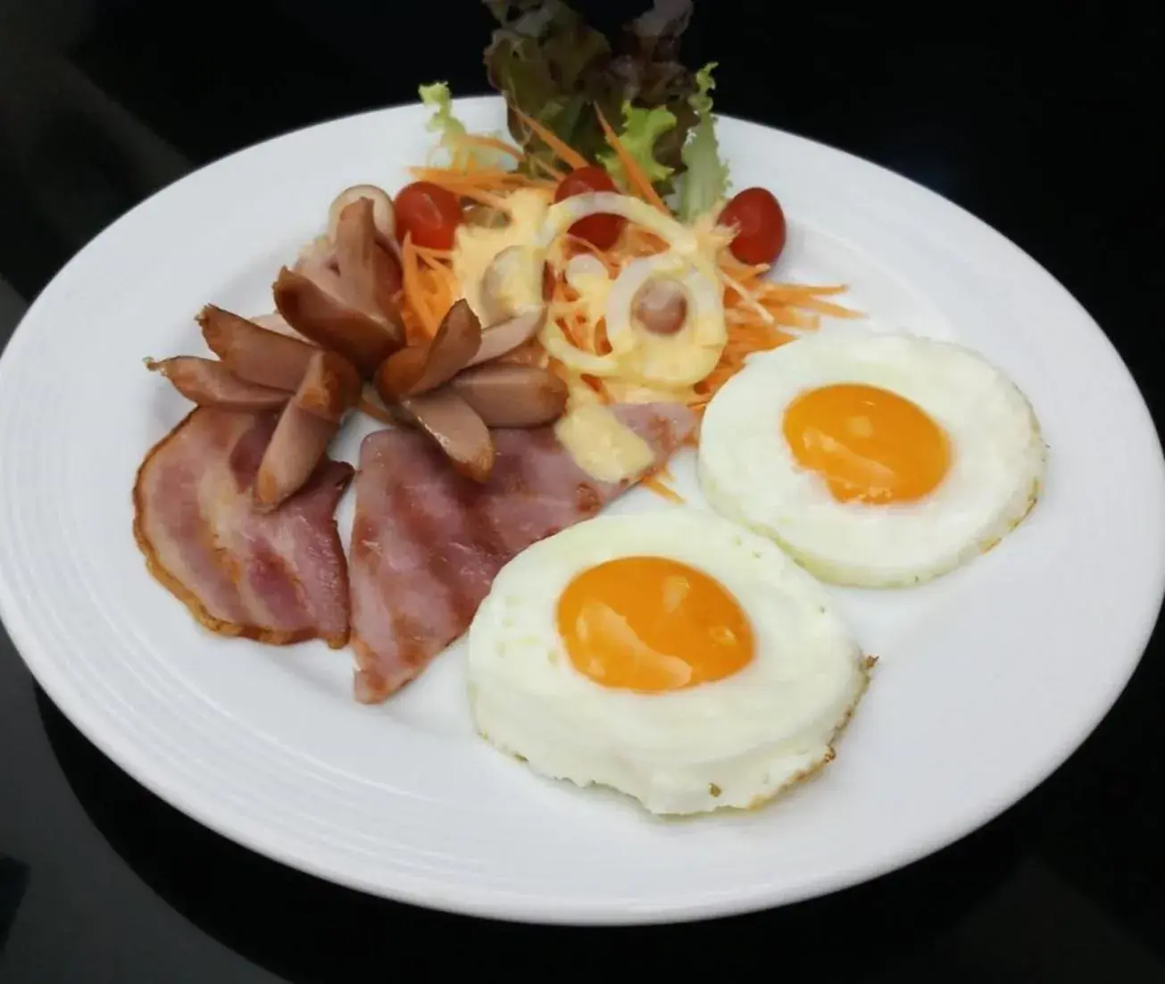 American breakfast, Food in Royal Place Banchang