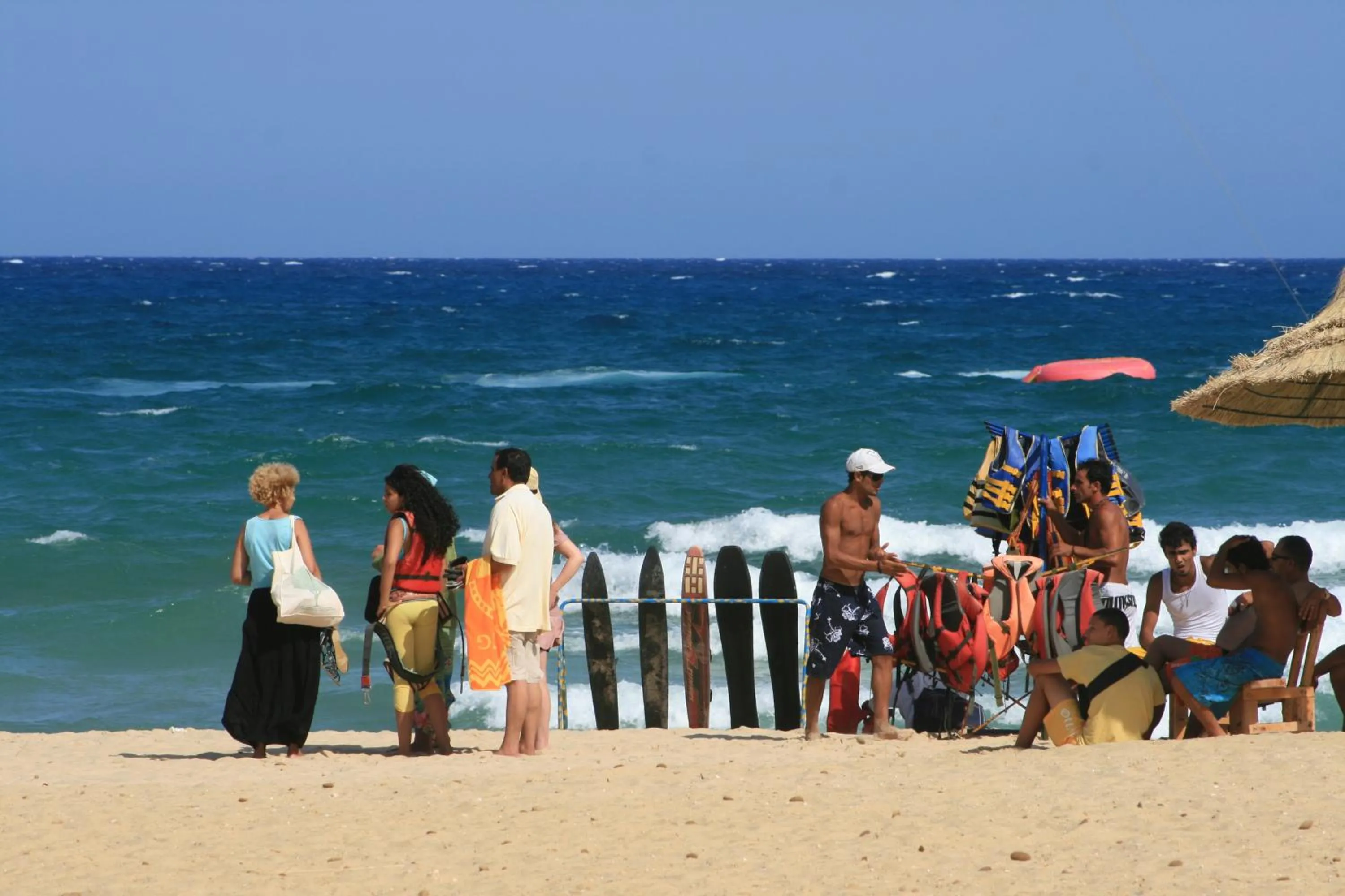 Beach in El Mouradi Hammamet