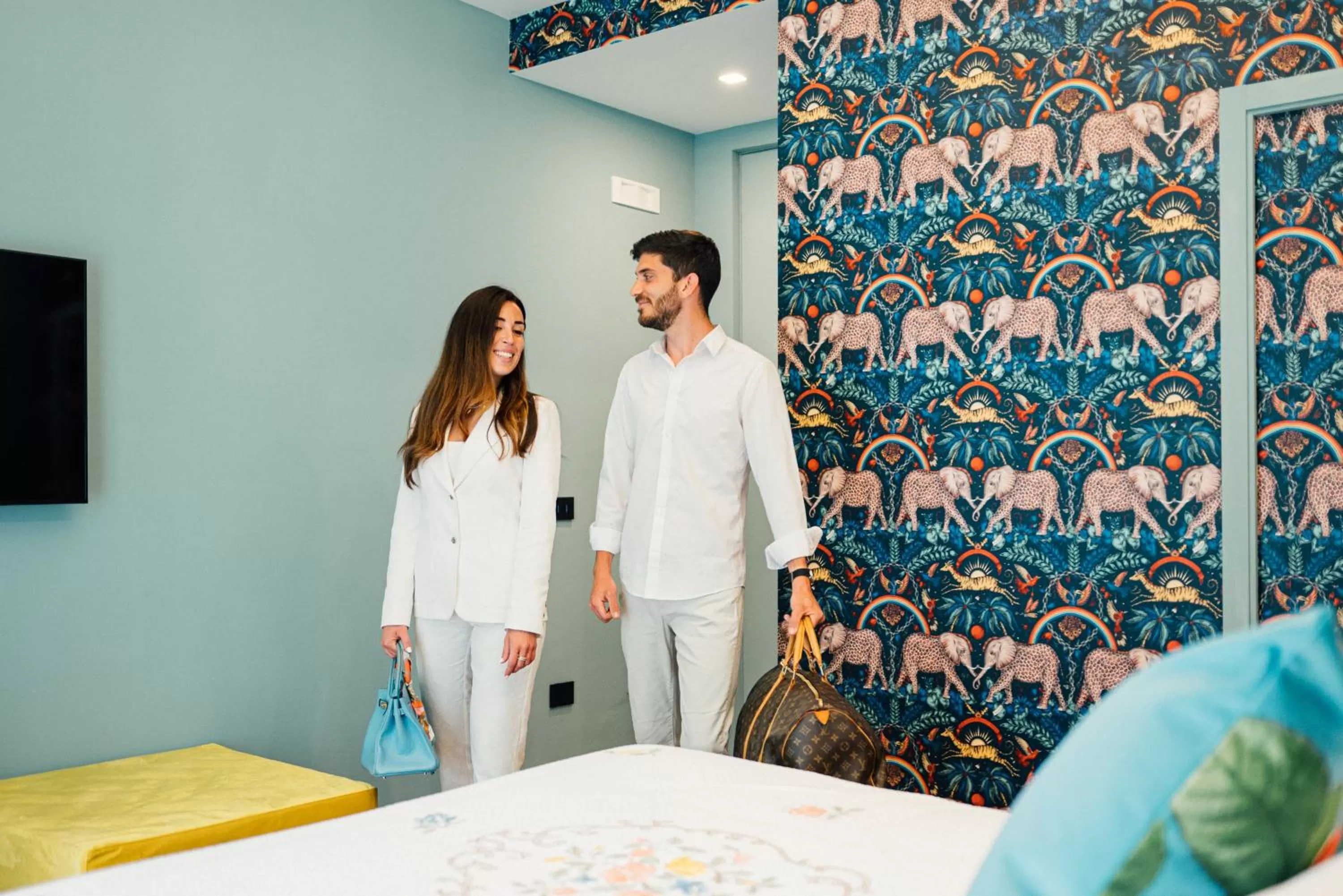 People, Bed in Aron Only Suites Bed and Breakfast