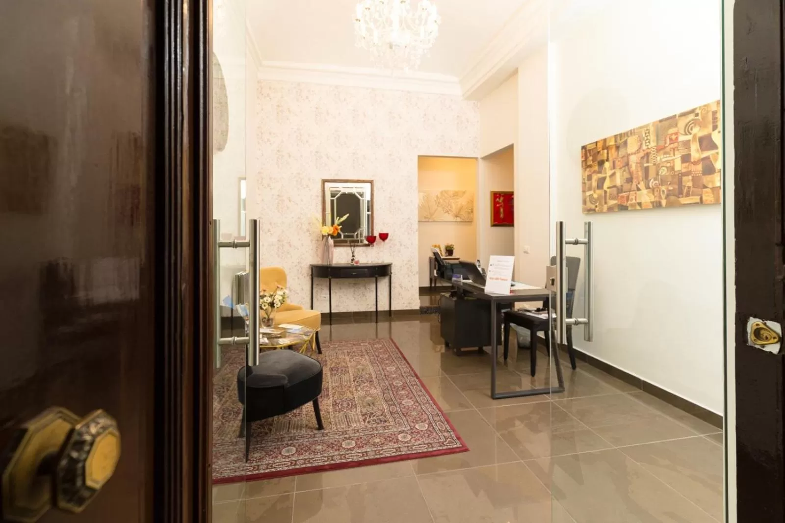 Communal lounge/ TV room in B&B Depretis19