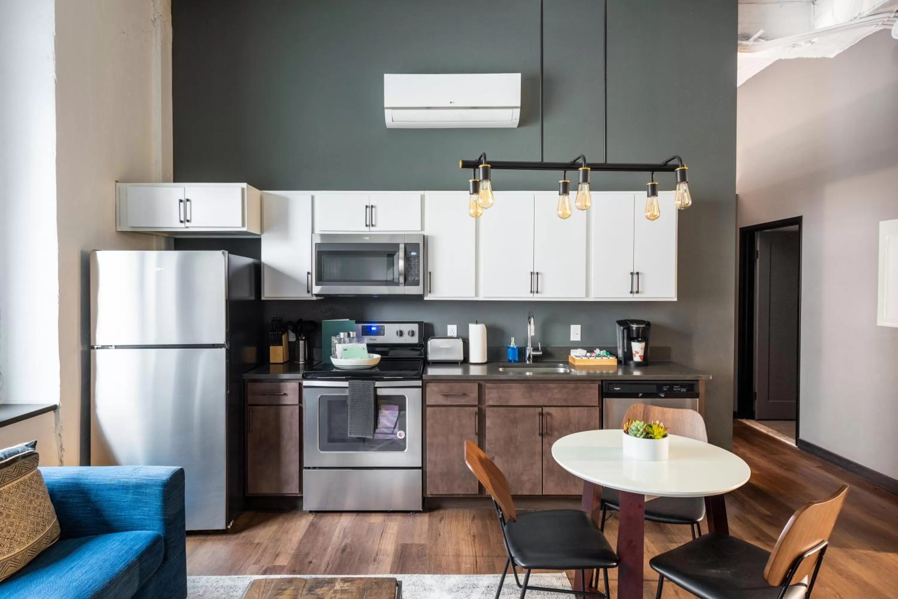 Kitchen or kitchenette, Kitchen/Kitchenette in Mint House Detroit - Times Square
