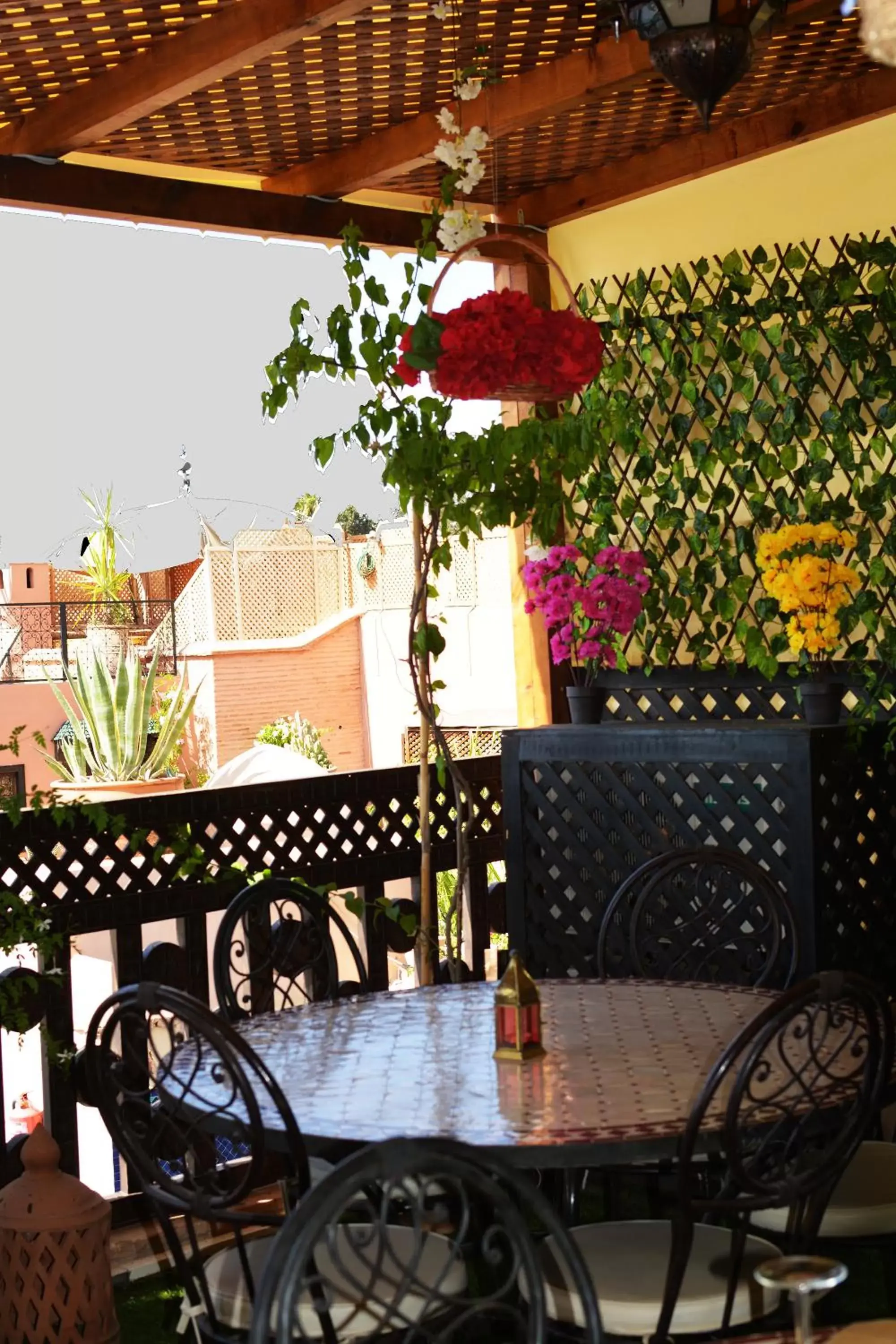 Balcony/Terrace in Riad Ghali Hotel & SPA