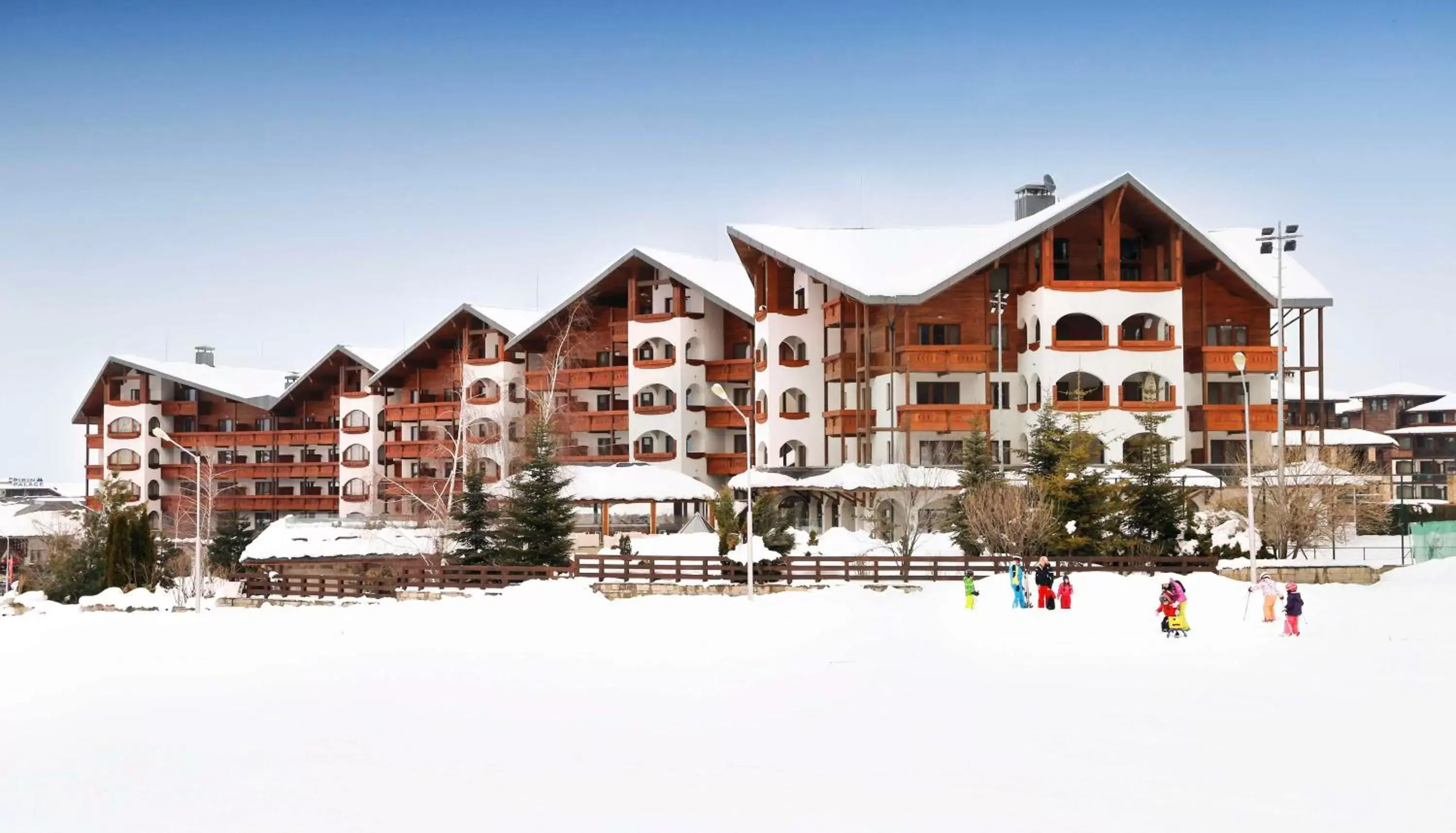 Property building, Winter in Kempinski Hotel Grand Arena Bansko