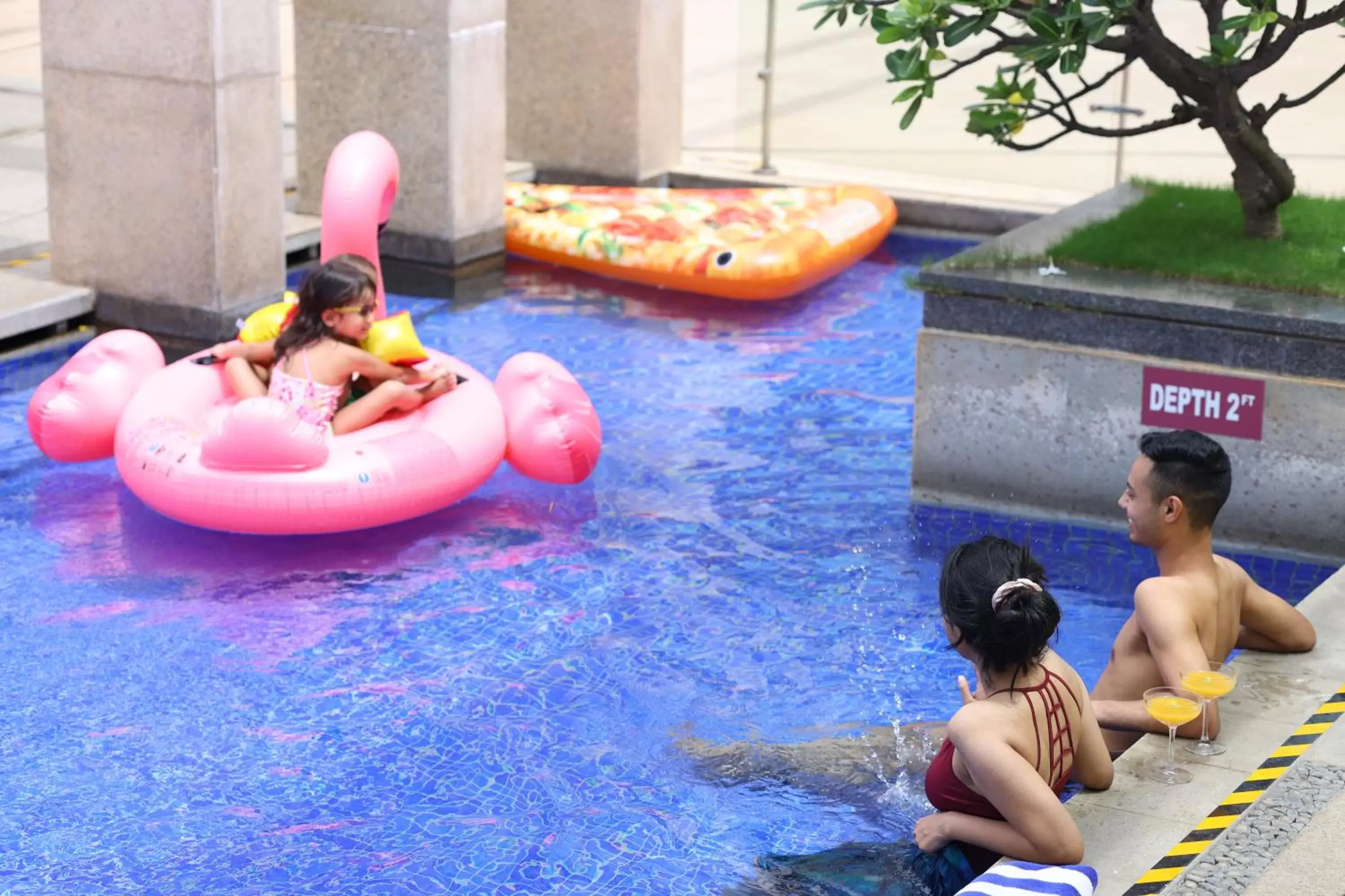 People, Swimming Pool in Novotel Hyderabad Airport