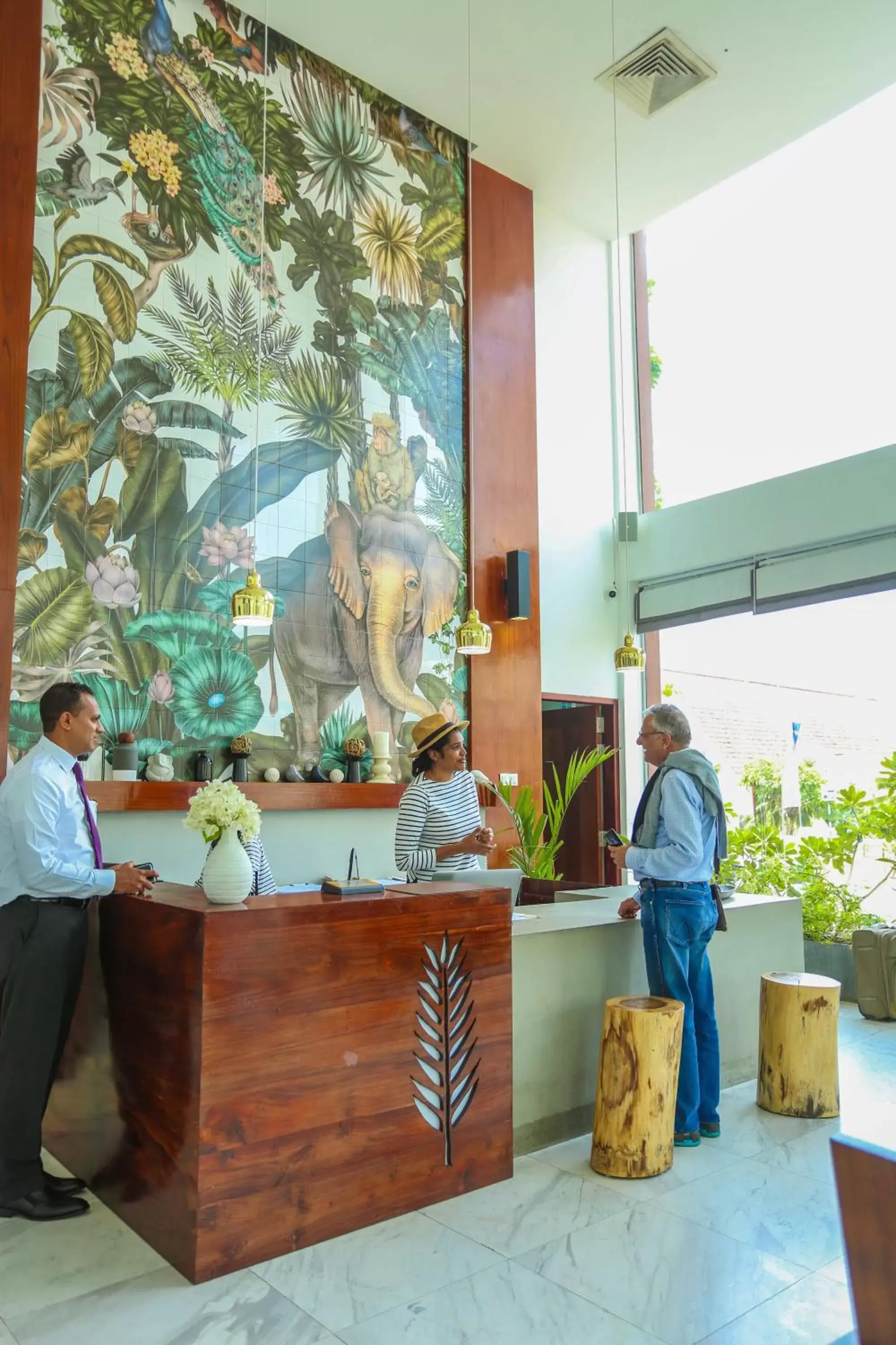 Lobby or reception in Morven Hotel Colombo