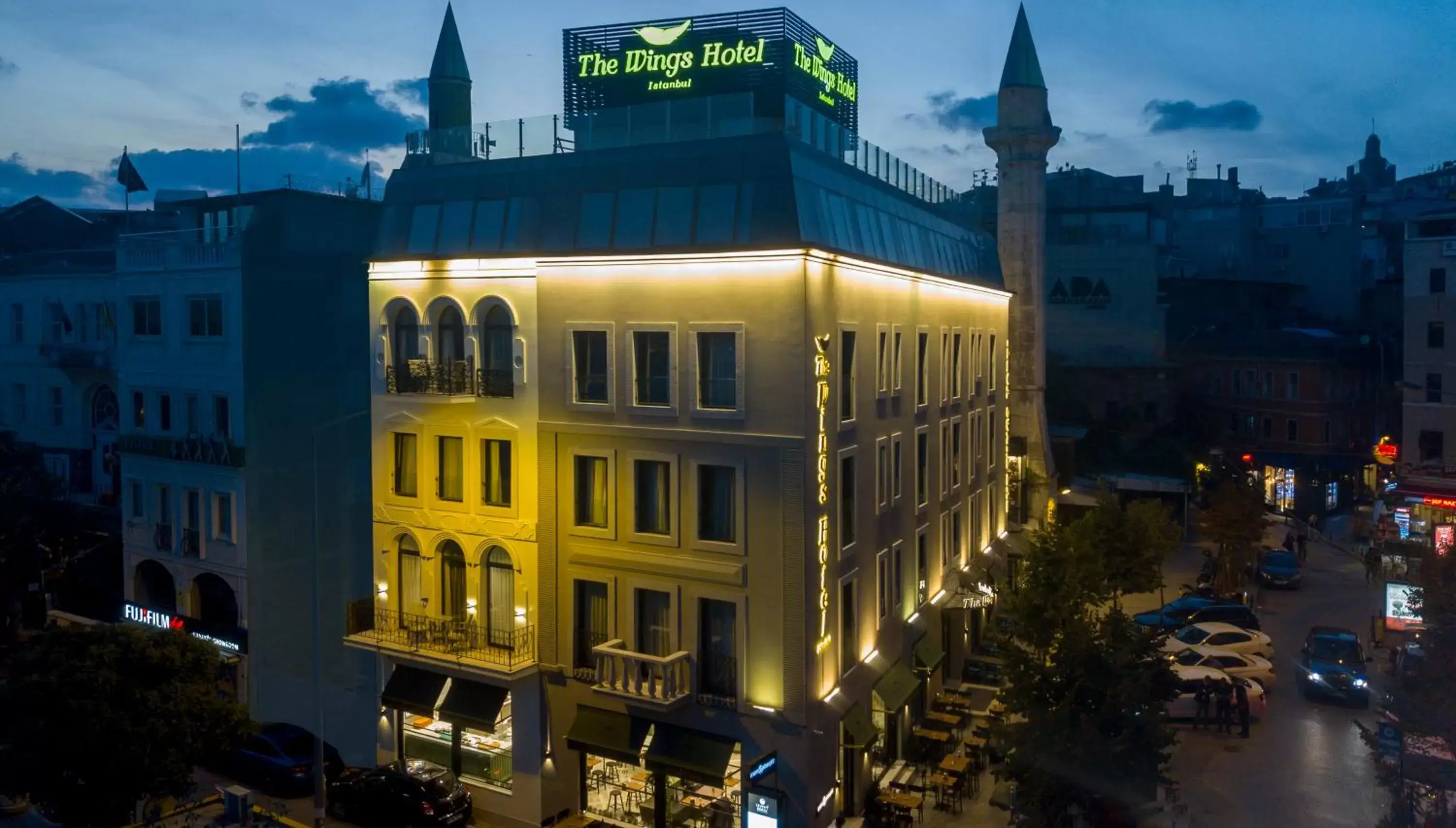 Night, Property Building in The Wings Hotel Istanbul
