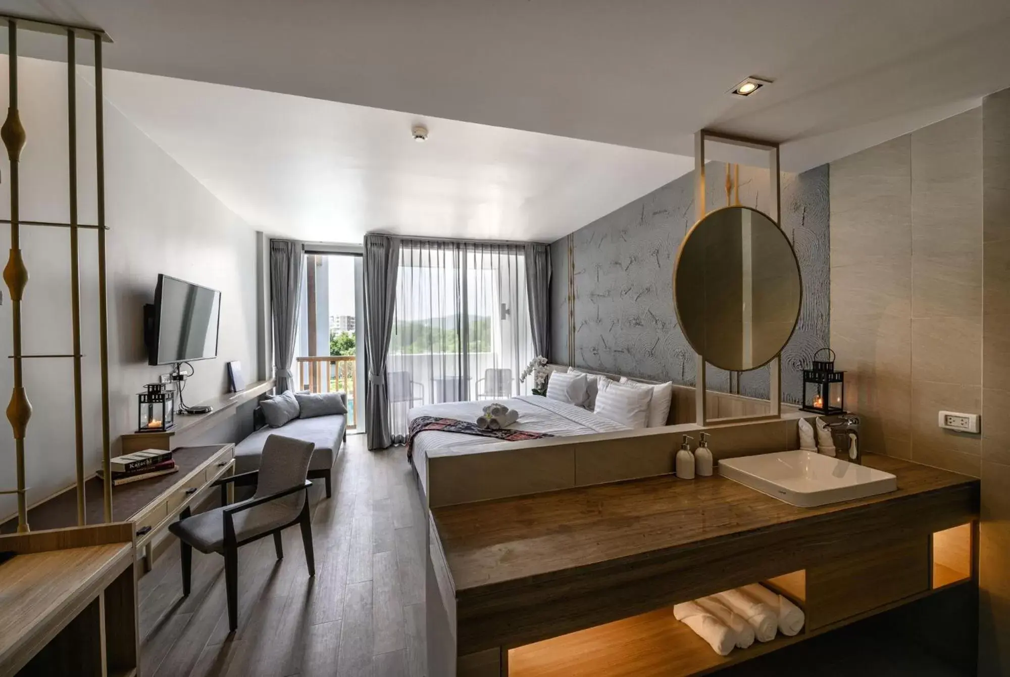 Bed in iSanook Resort & Suites Hua Hin