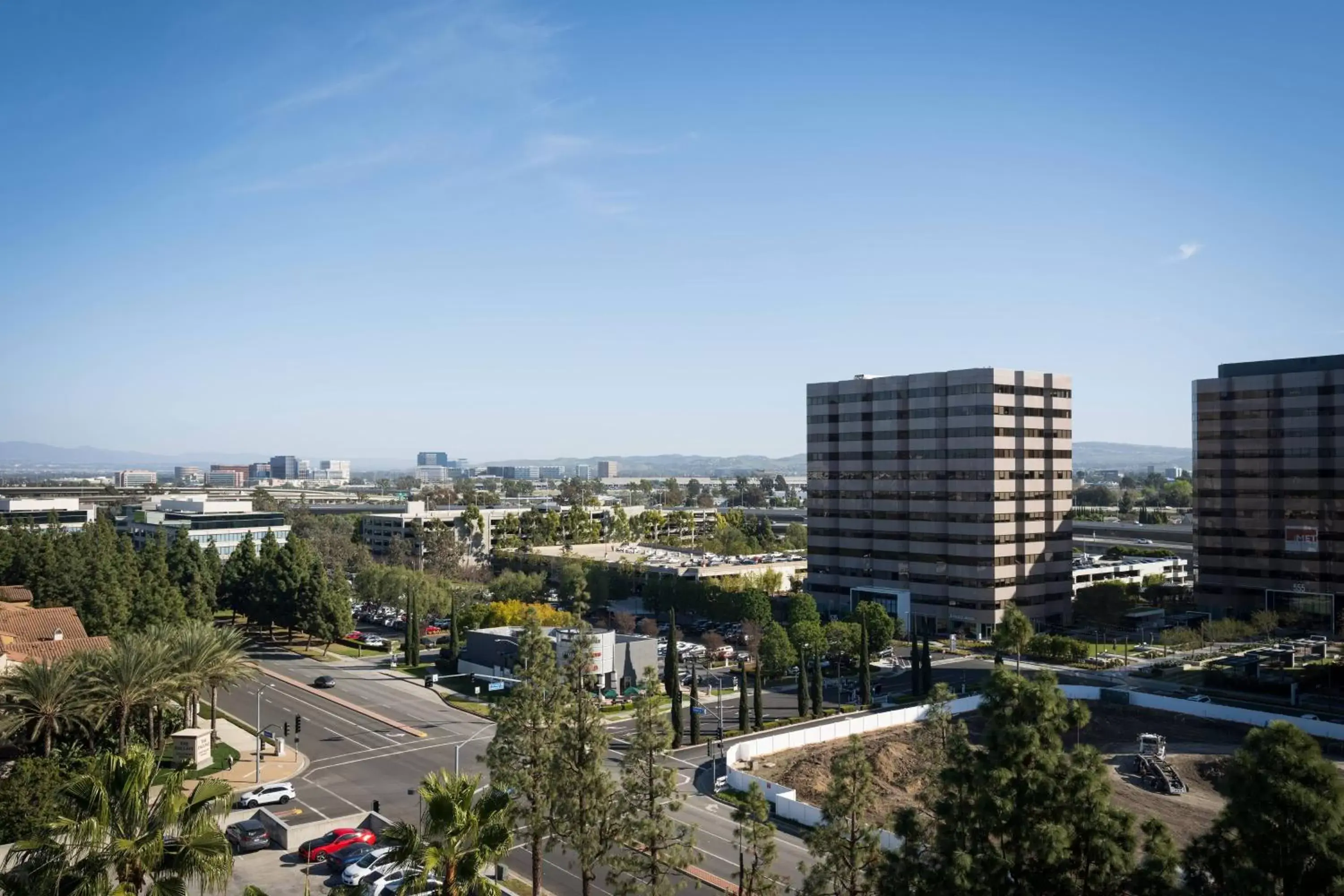 One Bedroom King Suite with Sofa, City View and Balcony in Costa Mesa Marriott