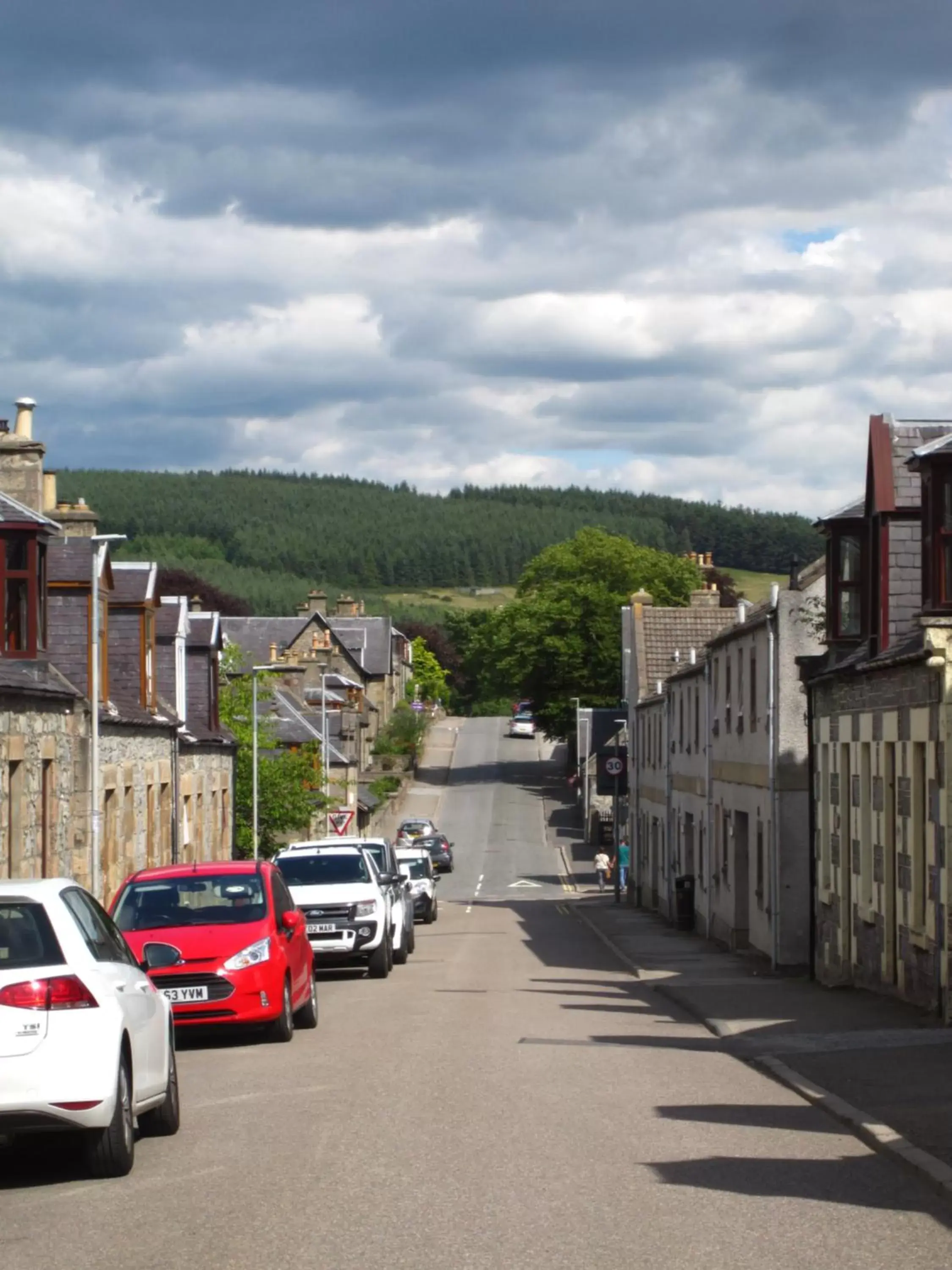 Quiet street view in Dunvegan Bed & Breakfast