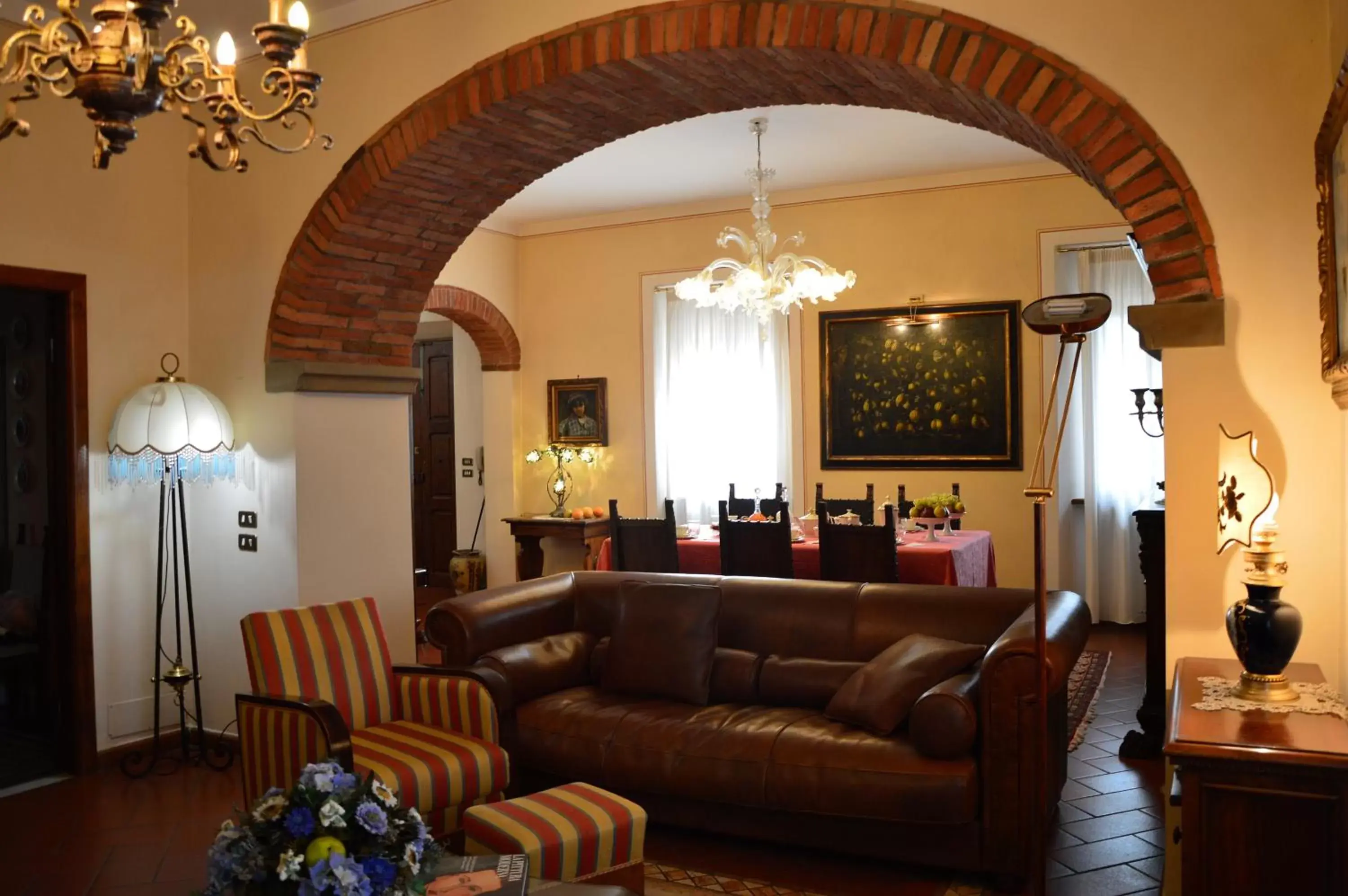 Decorative detail, Seating Area in B&B Il Castello