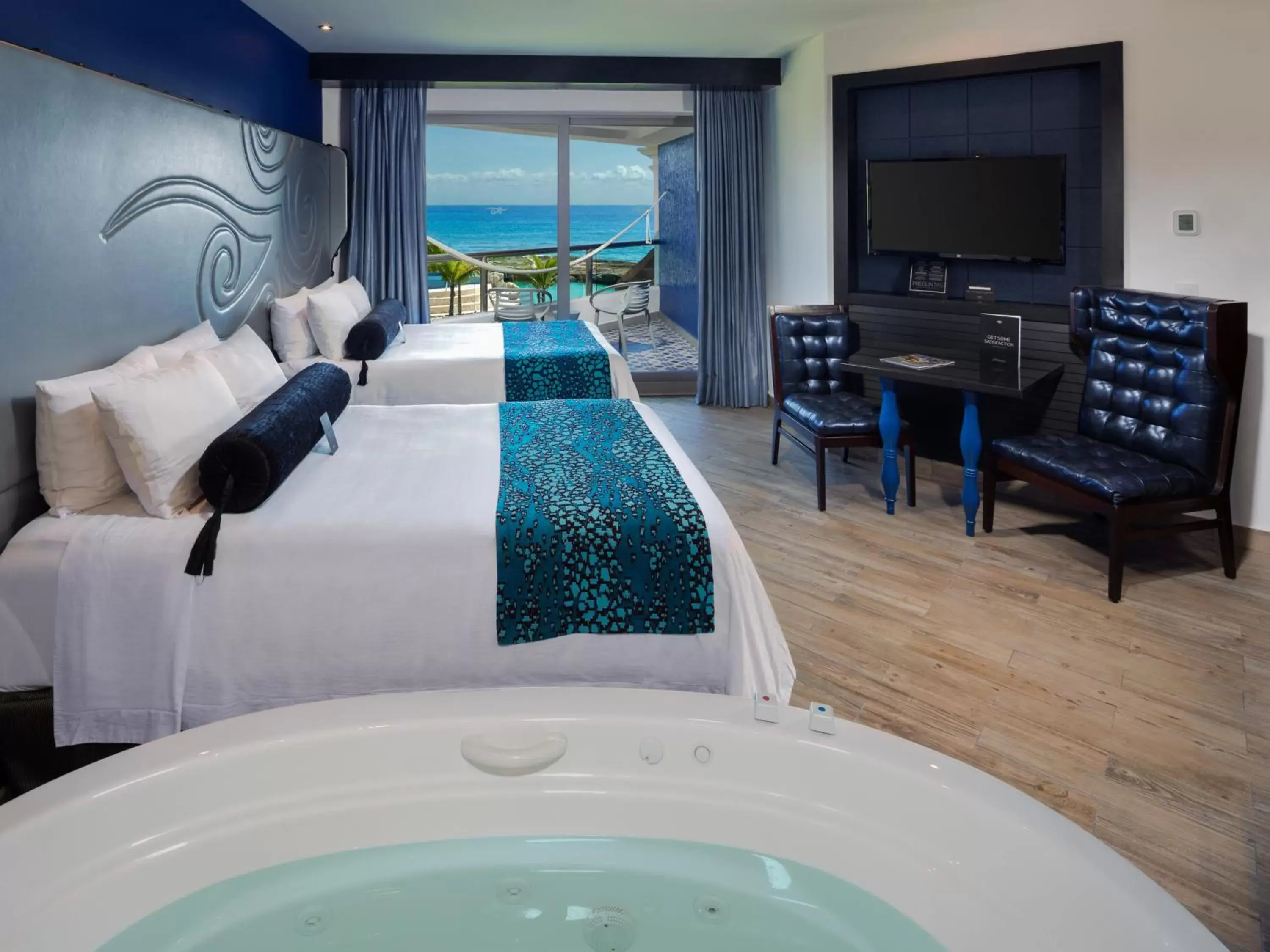 Heaven Deluxe Gold with Two Double Beds – Adults Only in Hard Rock Hotel Riviera Maya - All Inclusive Heaven Deluxe Gold with Two Double Beds – Adults Only in Hard Rock Hotel Riviera Maya - All Inclusive
