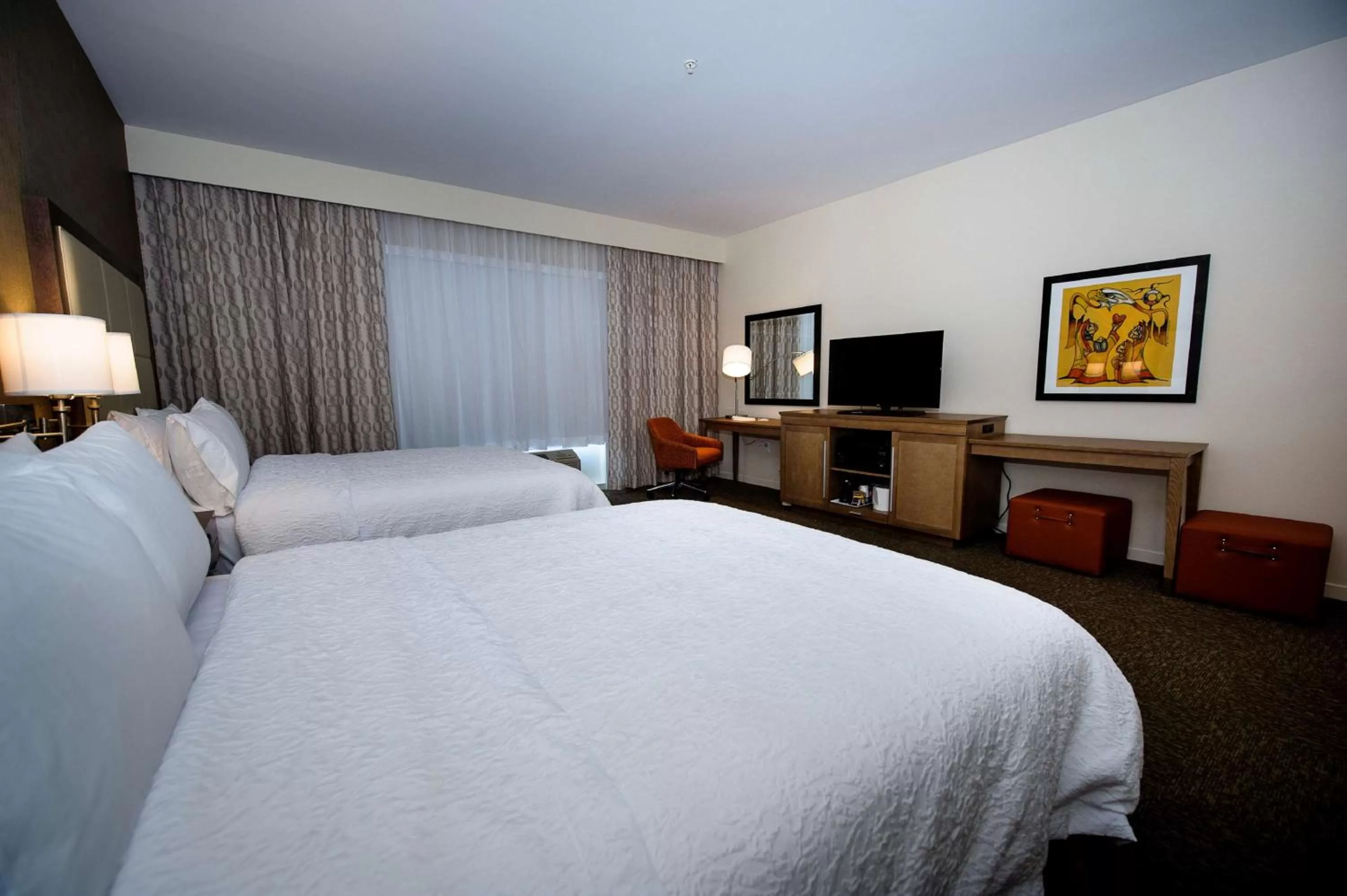 Bed in Hampton Inn & Suites Truro, NS