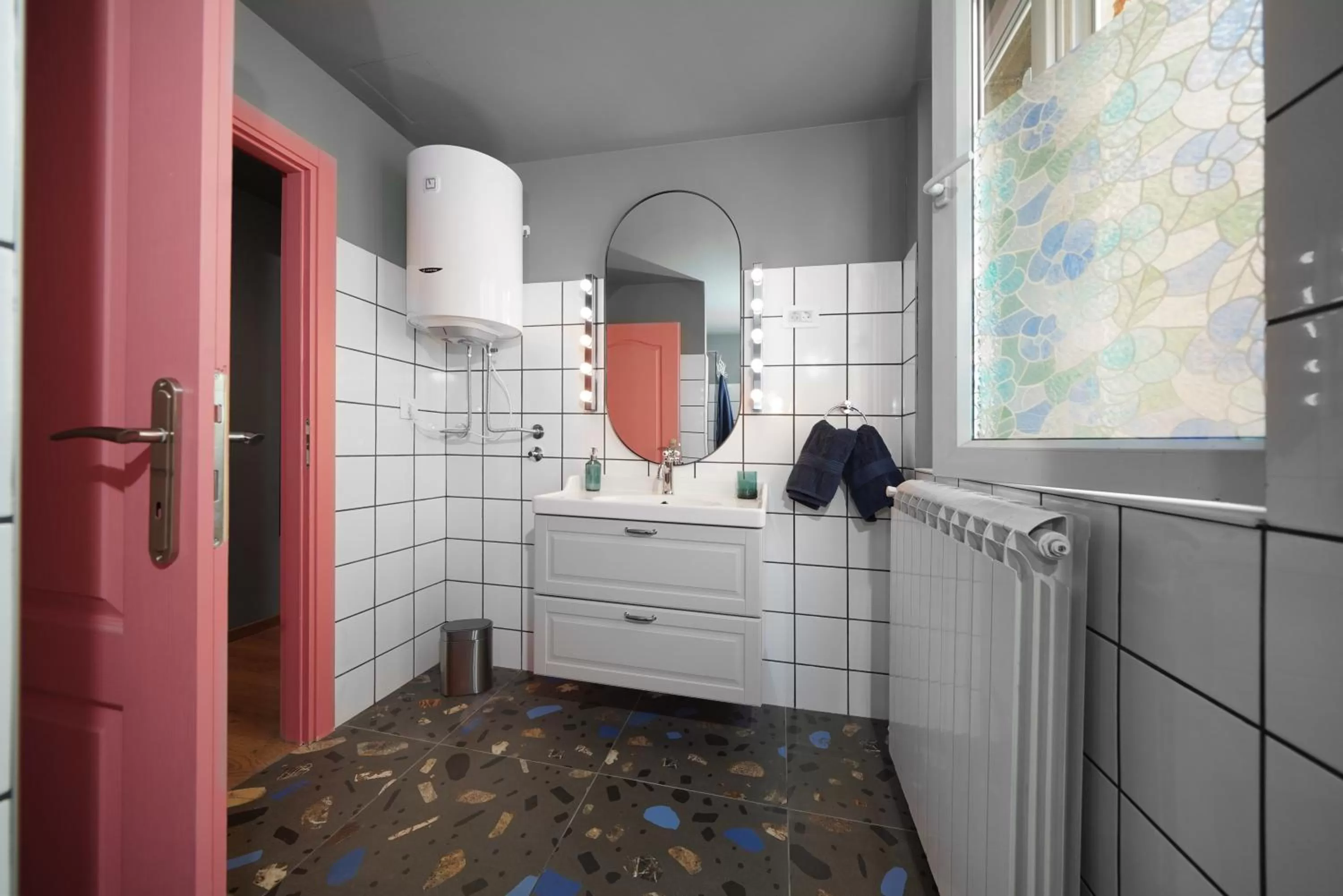 Shower, Bathroom in Tulum Apart Center Belgrade