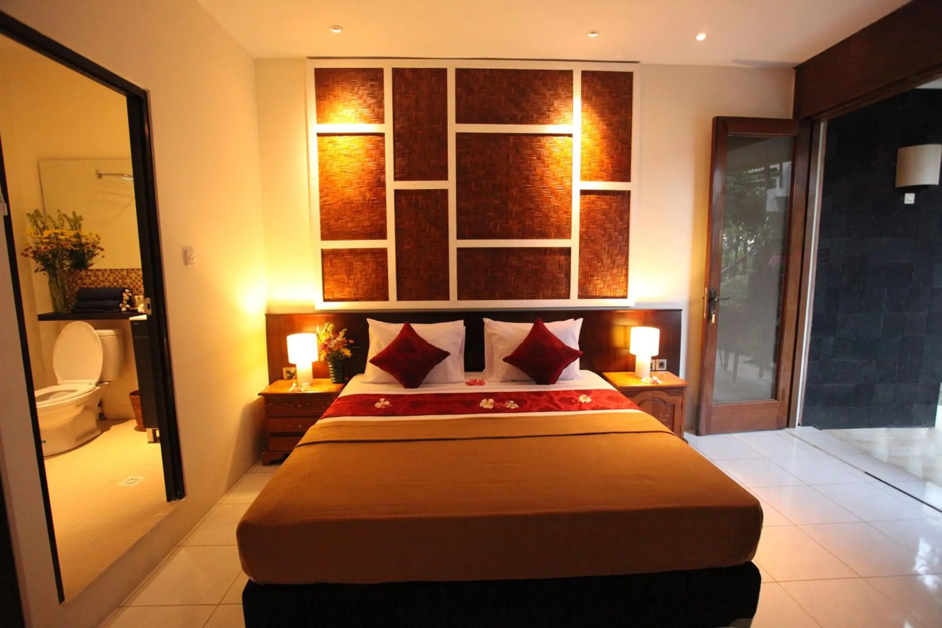 Bed in Sanur Seaview Hotel