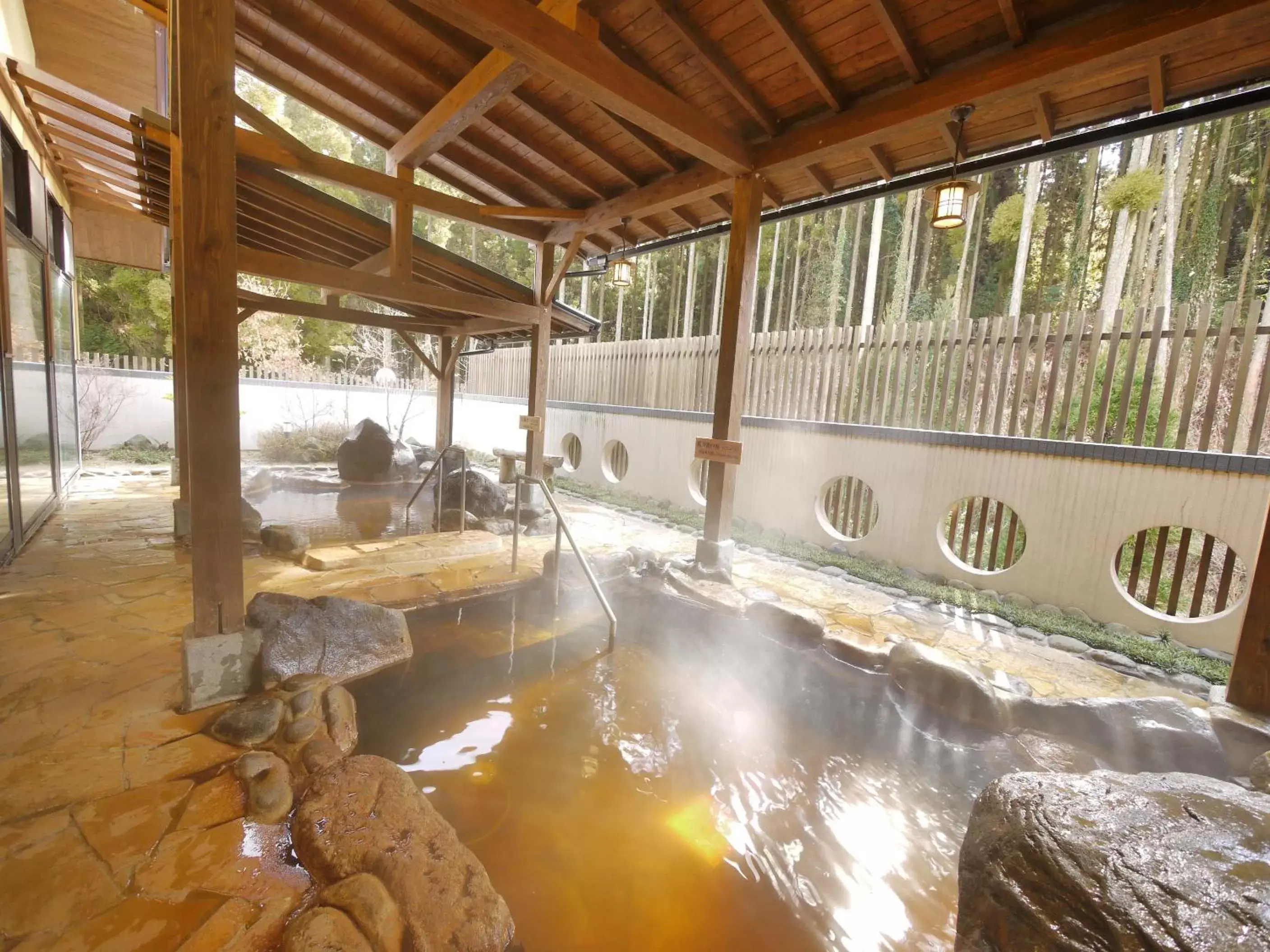 Hot Spring Bath, Swimming Pool in Aso Resort Grandvrio Hotel