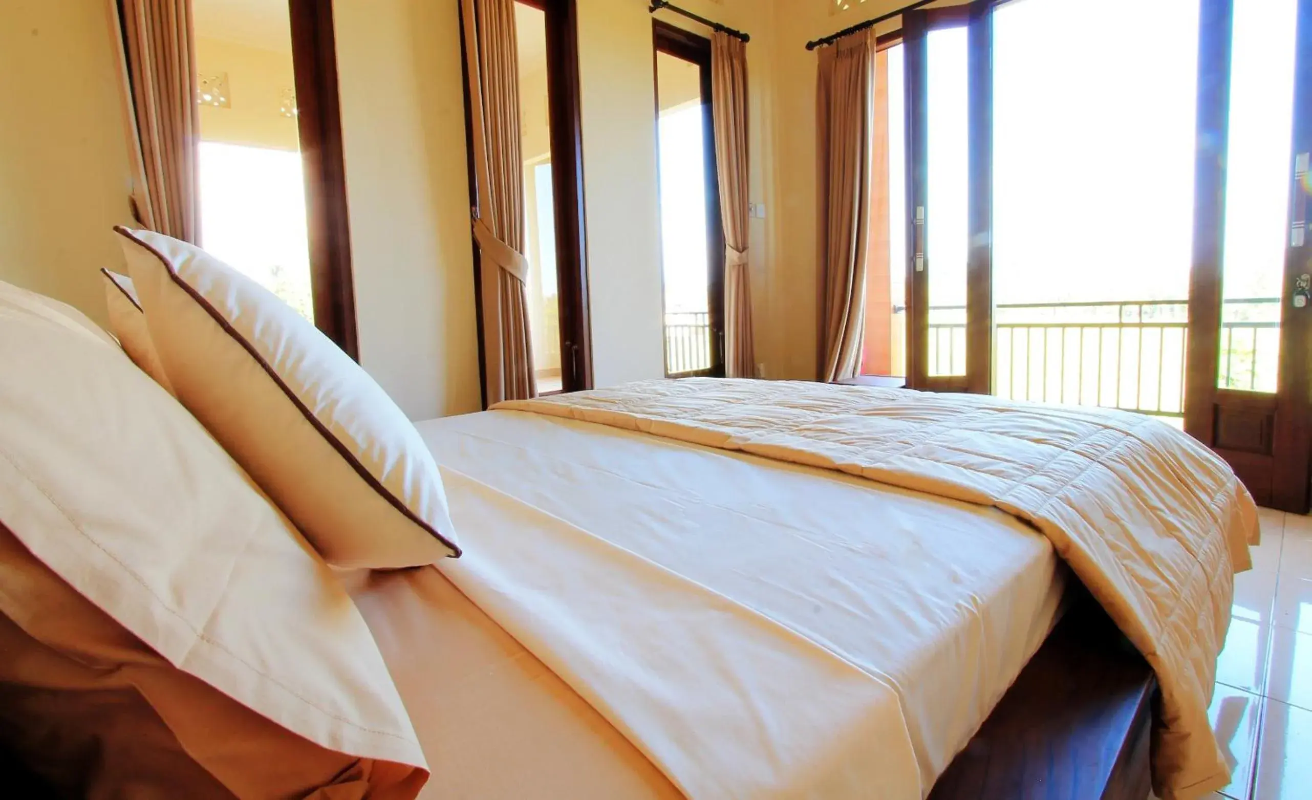 Bed in Ubud Canti Accommodation