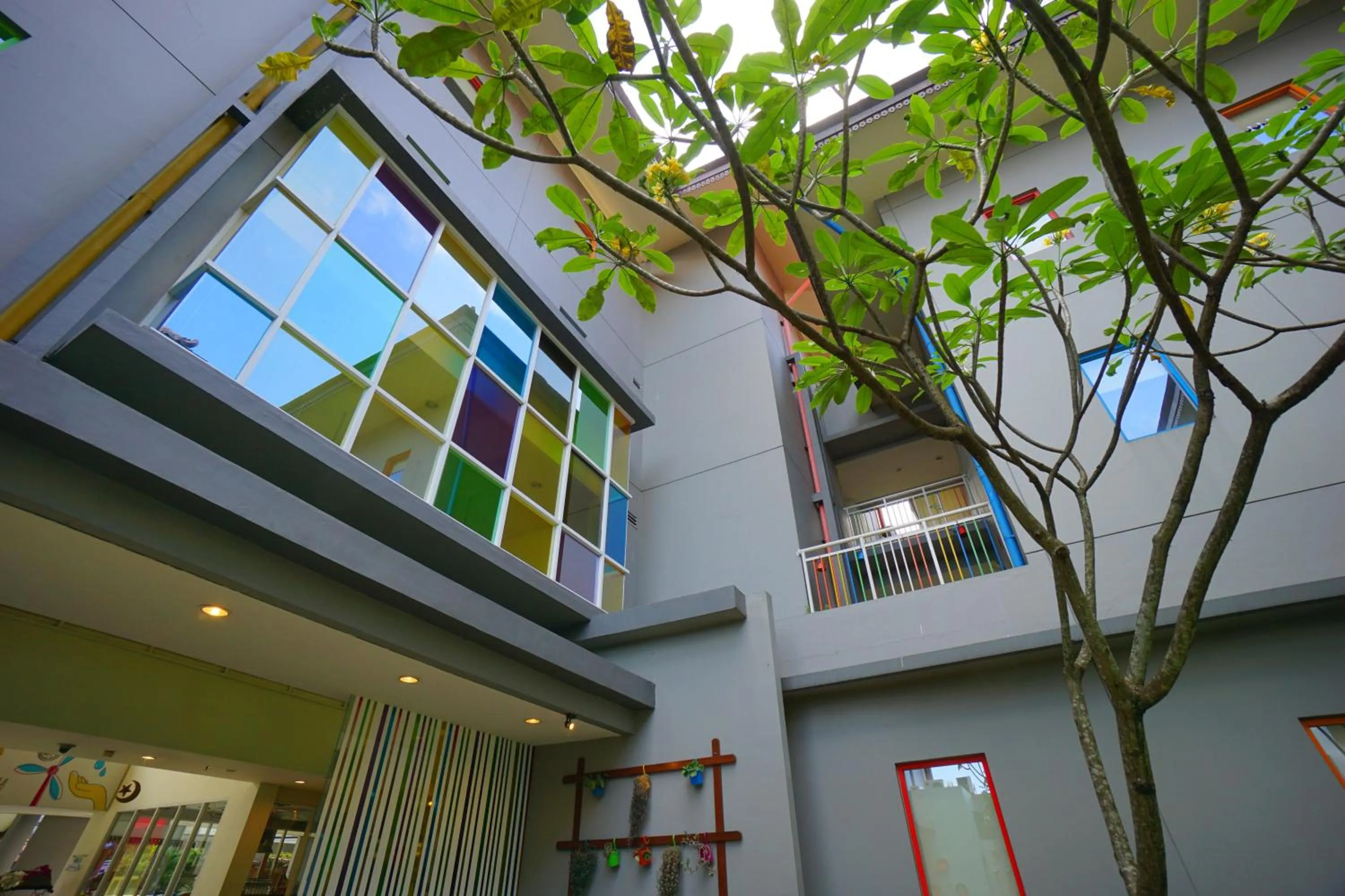 Garden in POP! Hotel Sangaji Yogyakarta