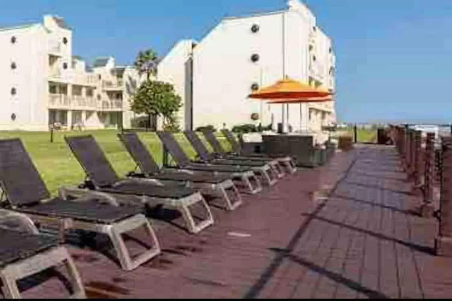 Patio in Bahia Mar Solare Tower 6th floor Bayview Condo 2bd 2ba with Pools and Hot tubs