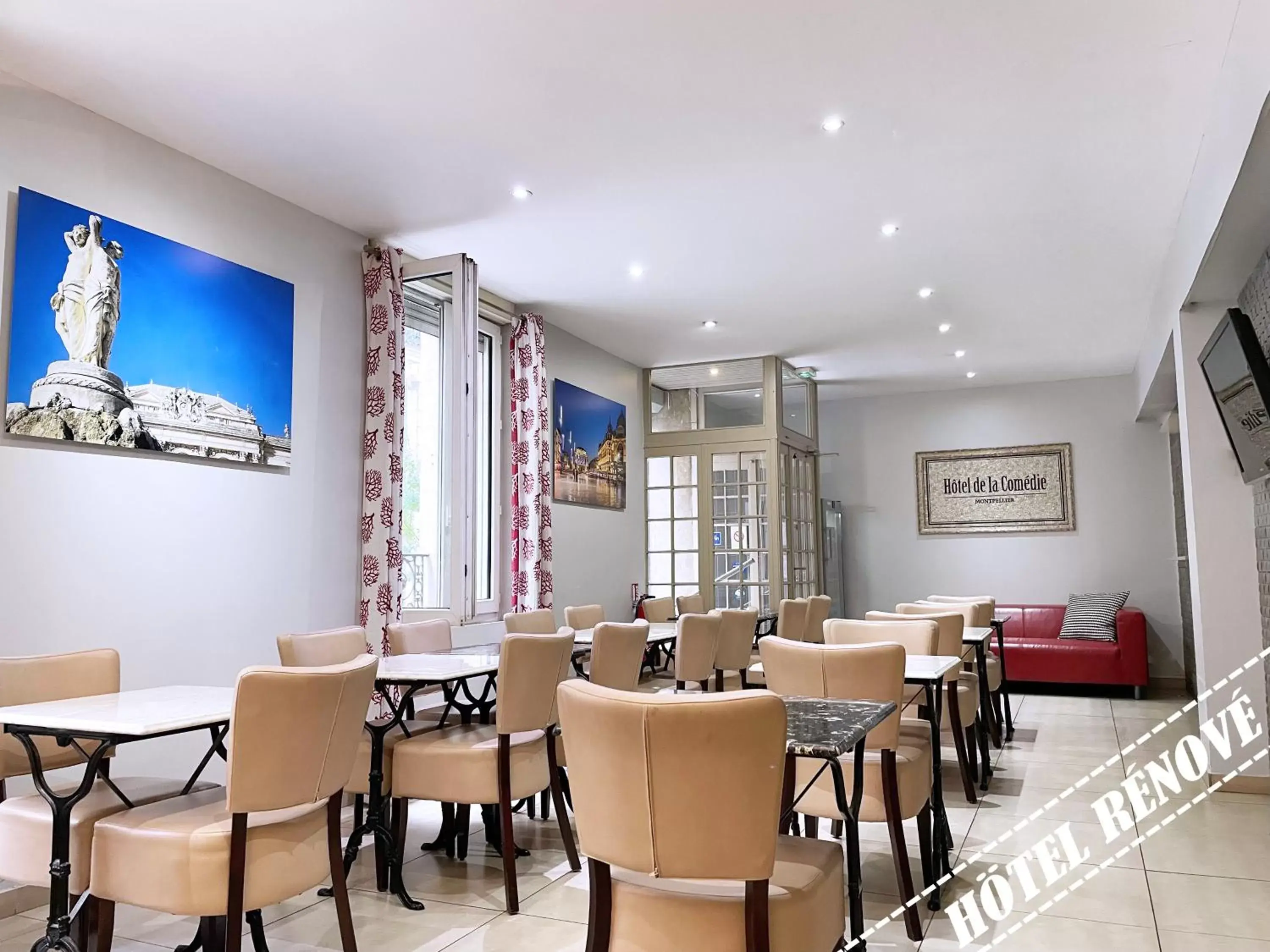 Living room, Restaurant/Places to Eat in Hotel de La Comédie