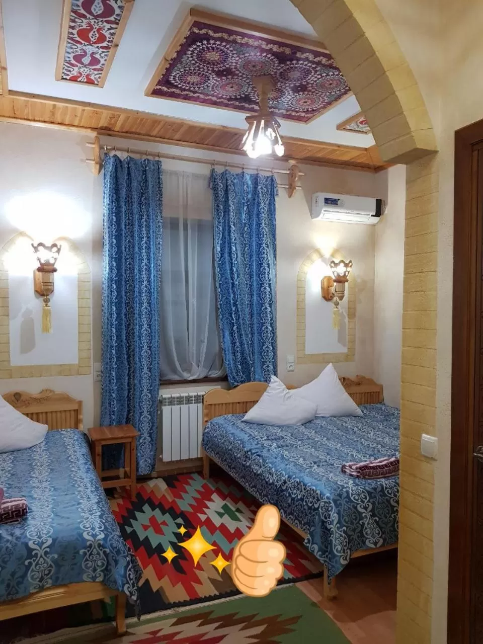Bed in Zukhro Boutique Hotel