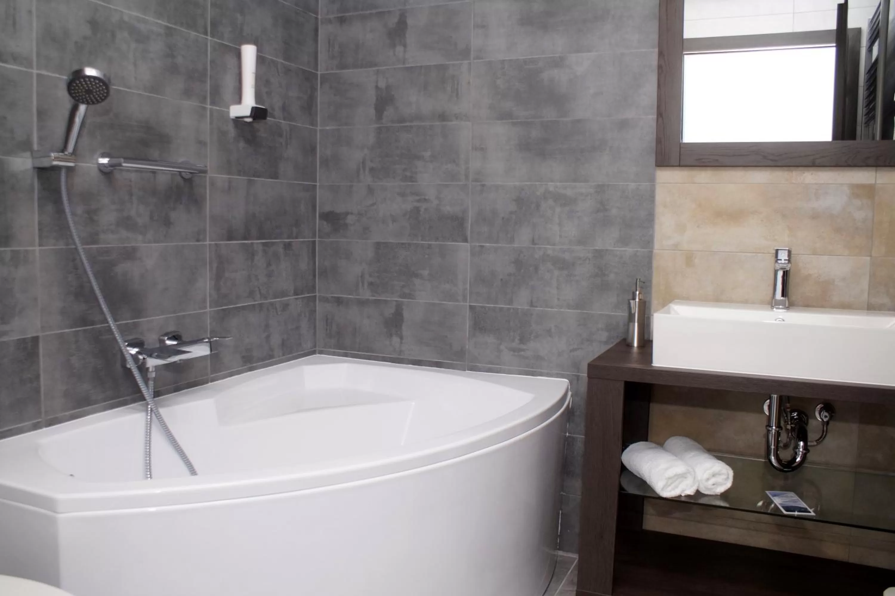 Bathroom in Fitromax Sportpanzió Ajka