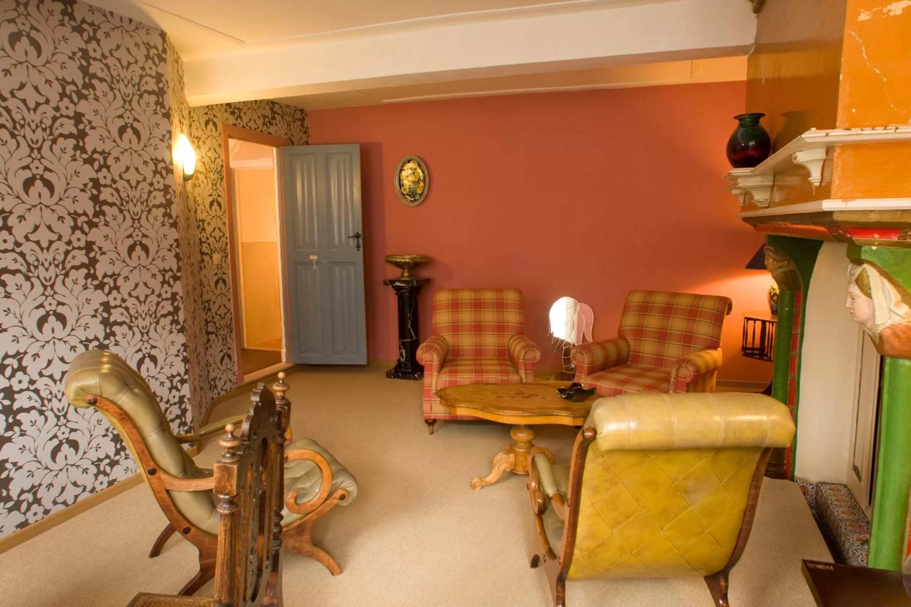 Seating area in B&B Huis ´T Schaep