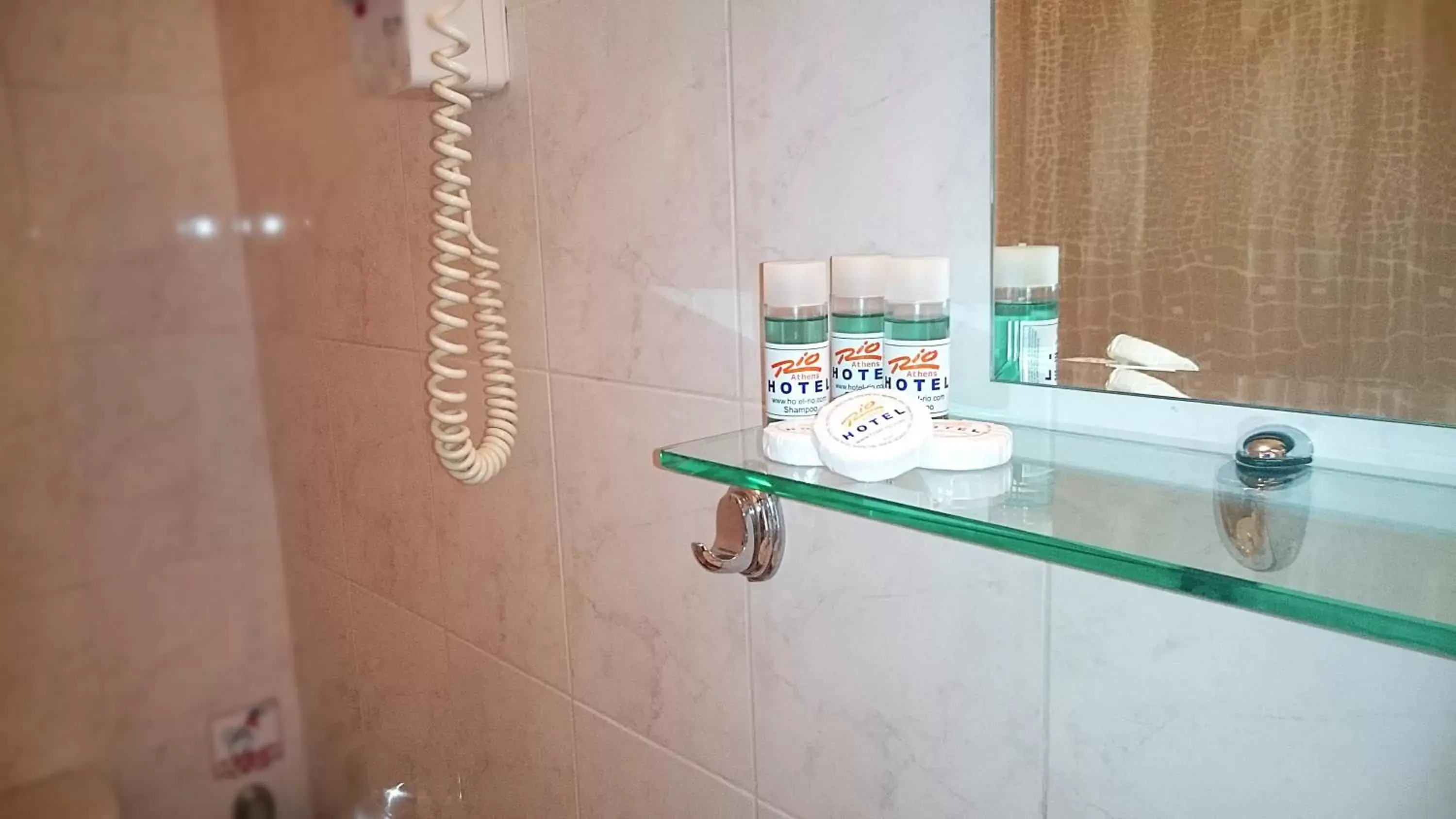 Decorative detail, Bathroom in Hotel Rio Athens
