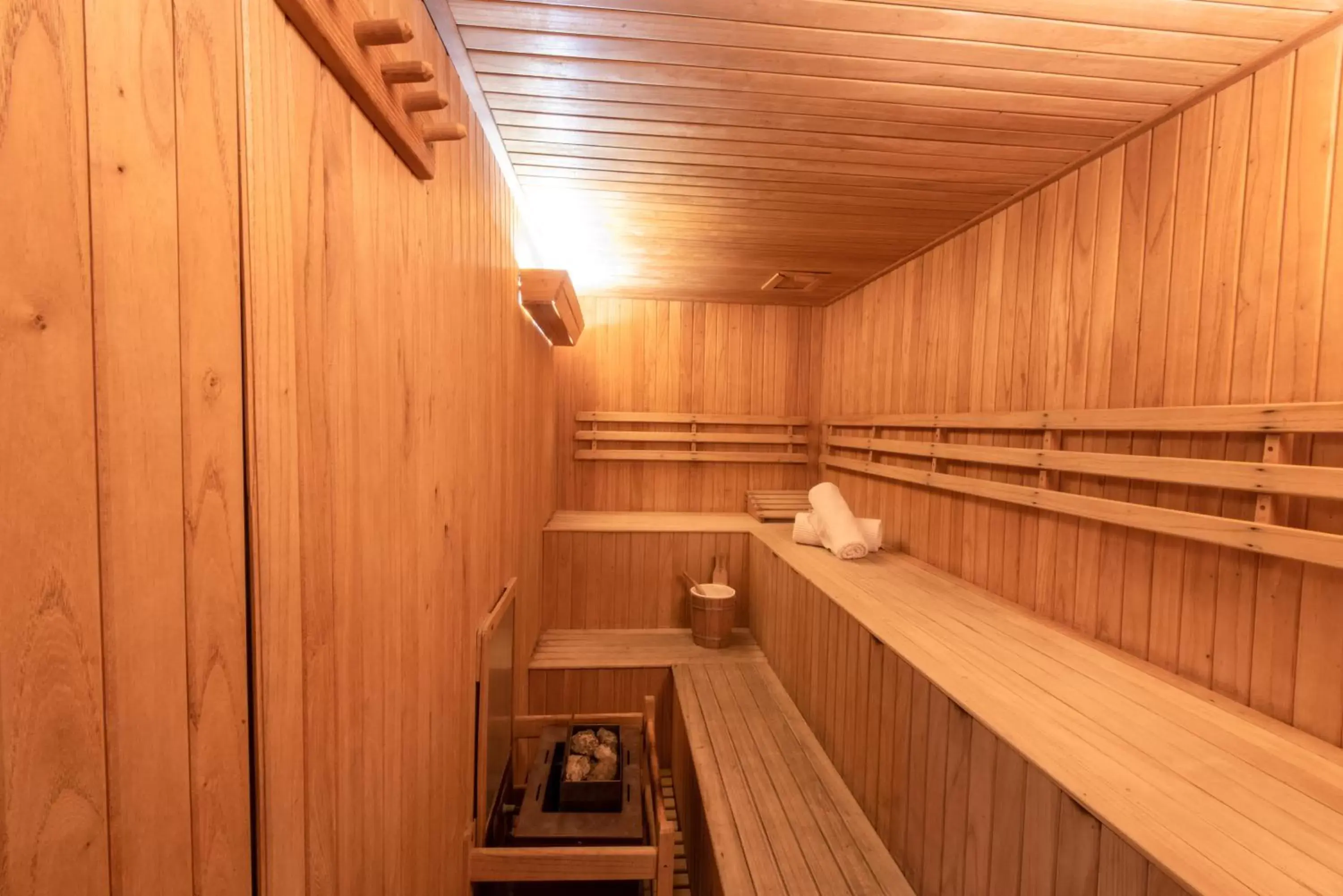 Sauna in Las Hayas Ushuaia Resort