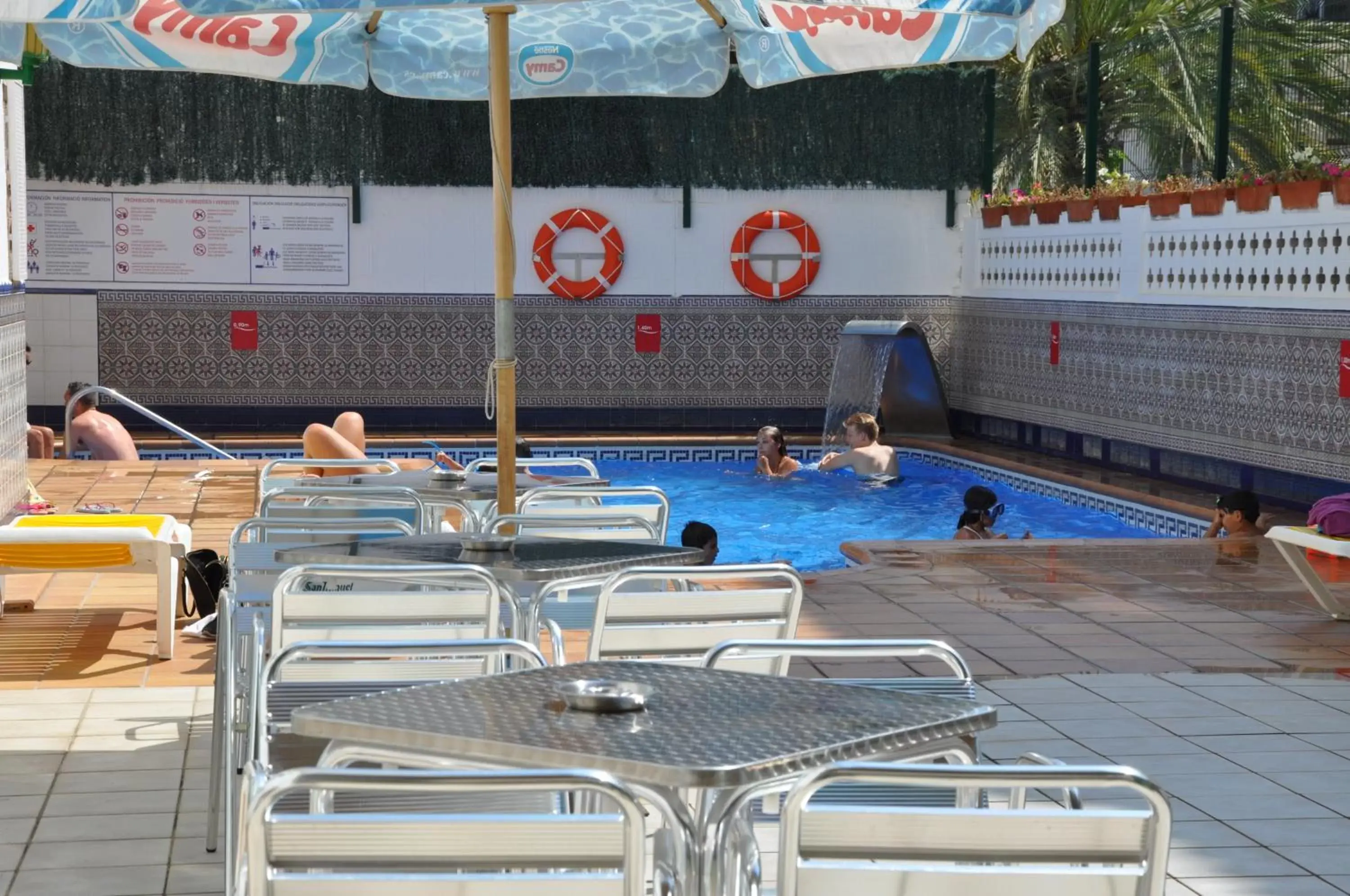 Balcony/Terrace, Swimming Pool in Aparthotel Safari