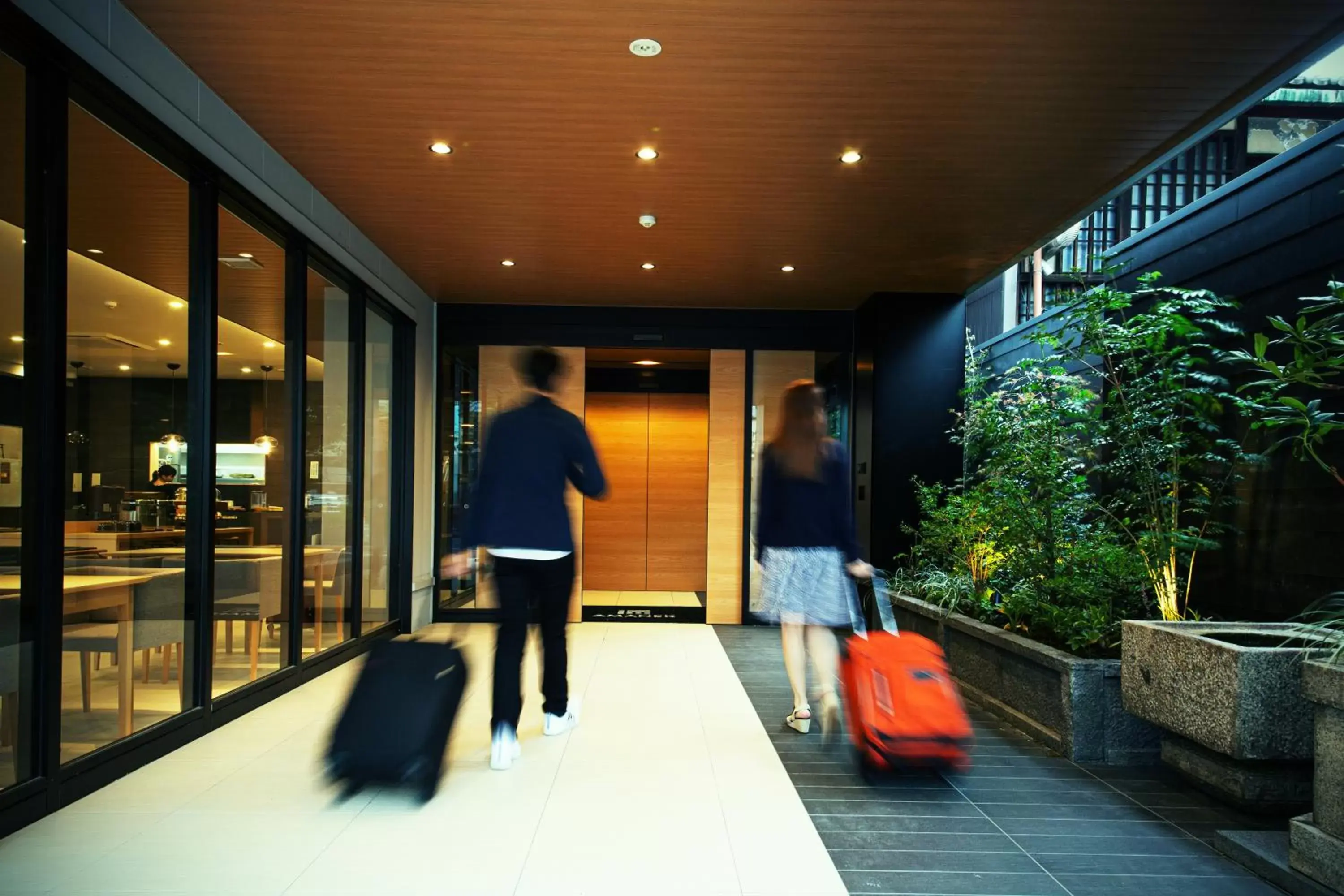 Facade/entrance in Hotel Amanek Kyoto Kawaramachi Gojo