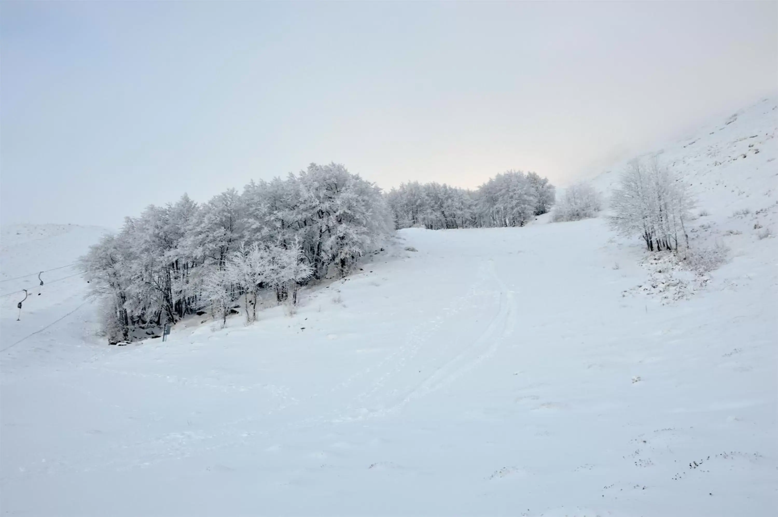 Natural landscape, Winter in B&B La Genziana