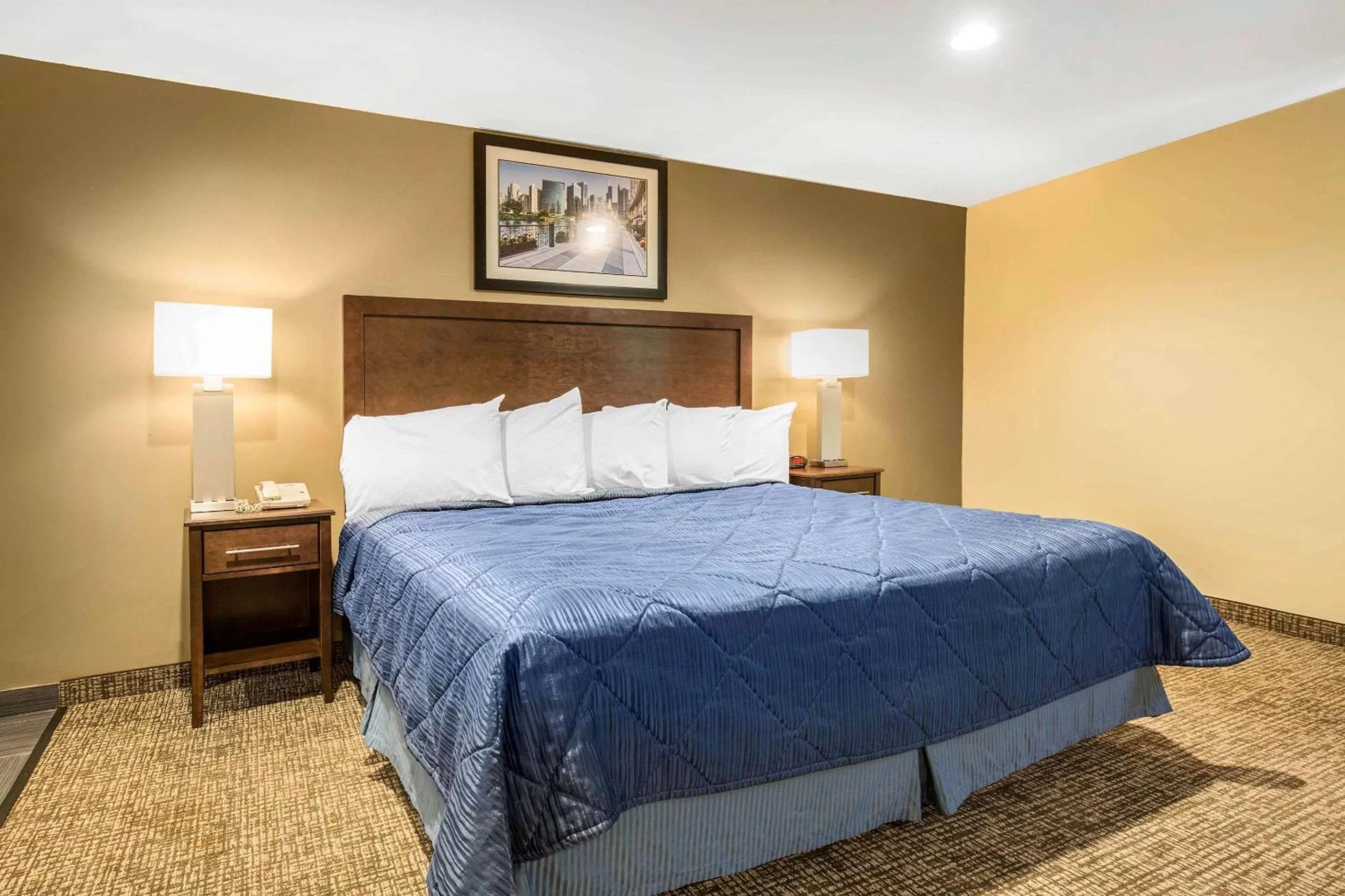 Photo of the whole room, Bed in Rodeway Inn Lyons - La Grange