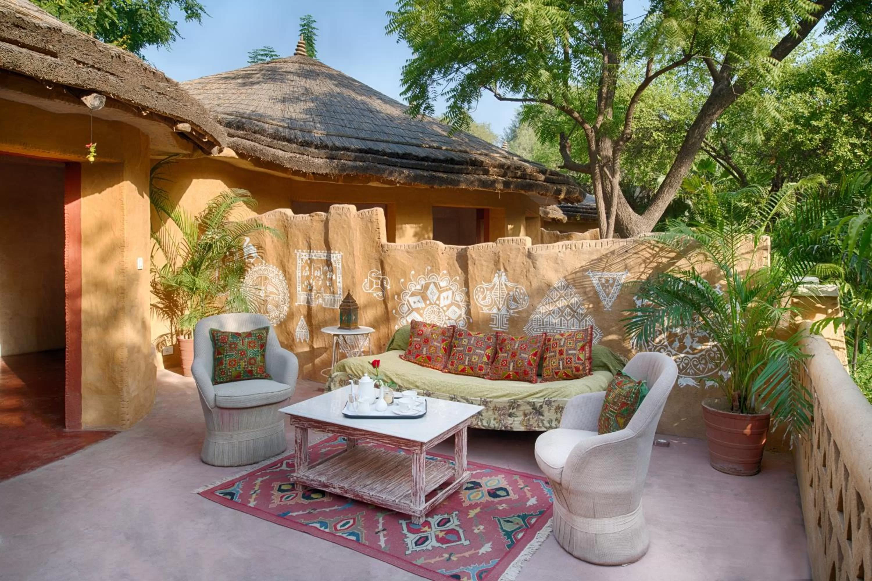 Patio in Ajit Bhawan - A Palace Resort