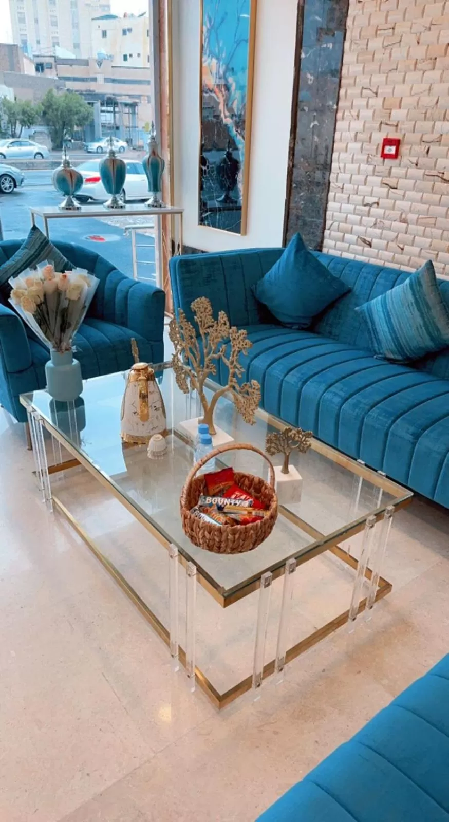 Seating area in Taj Aleiman Hotel 