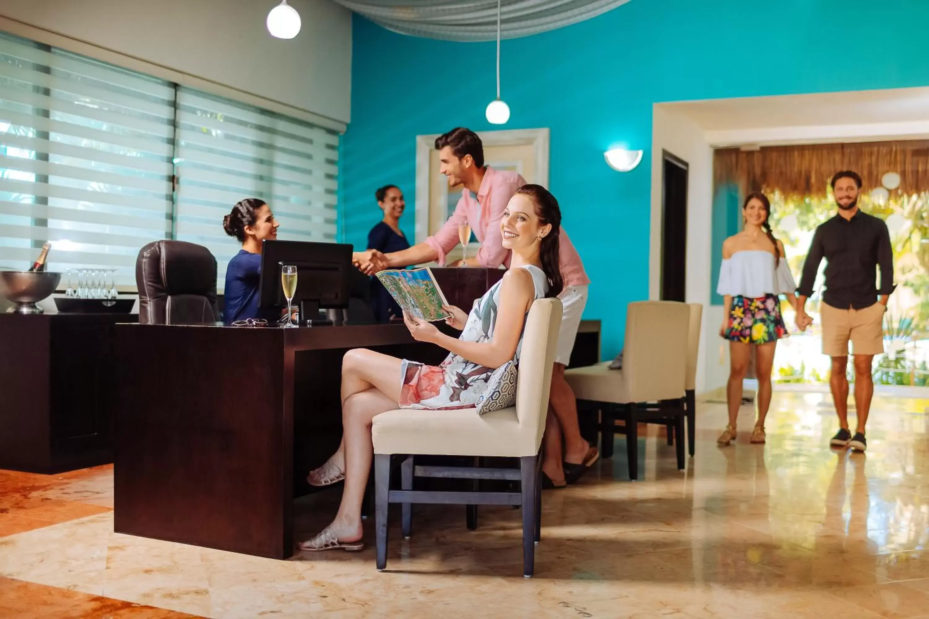 Lobby or reception in Occidental at Xcaret Destination - All Inclusive