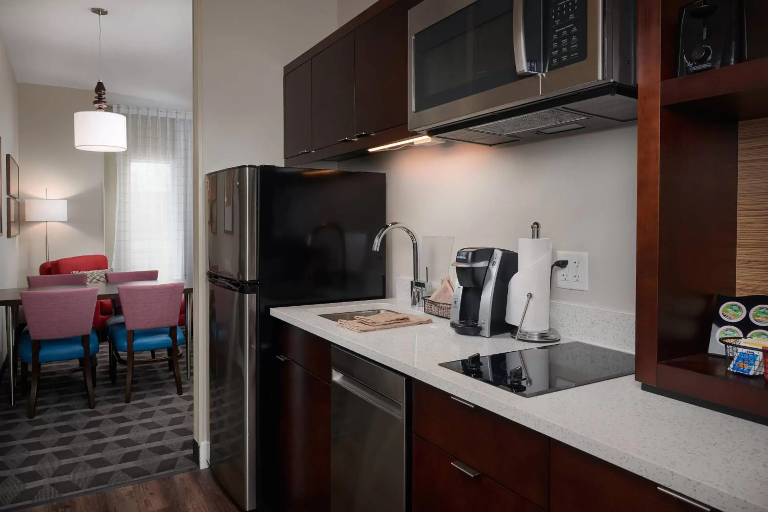 Kitchen or kitchenette, Kitchen/Kitchenette in TownePlace Suites Fort Worth Northwest Lake Worth