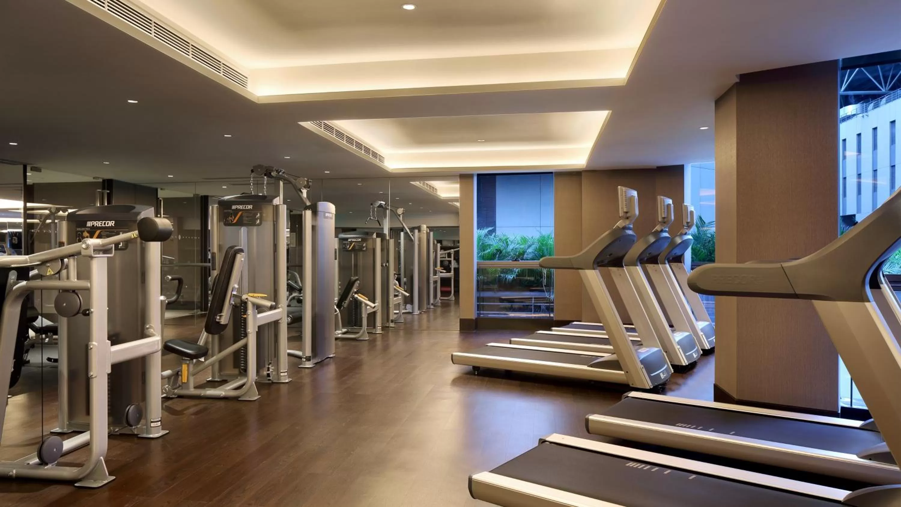 Fitness centre/facilities in InterContinental Shanghai Hongqiao NECC by IHG