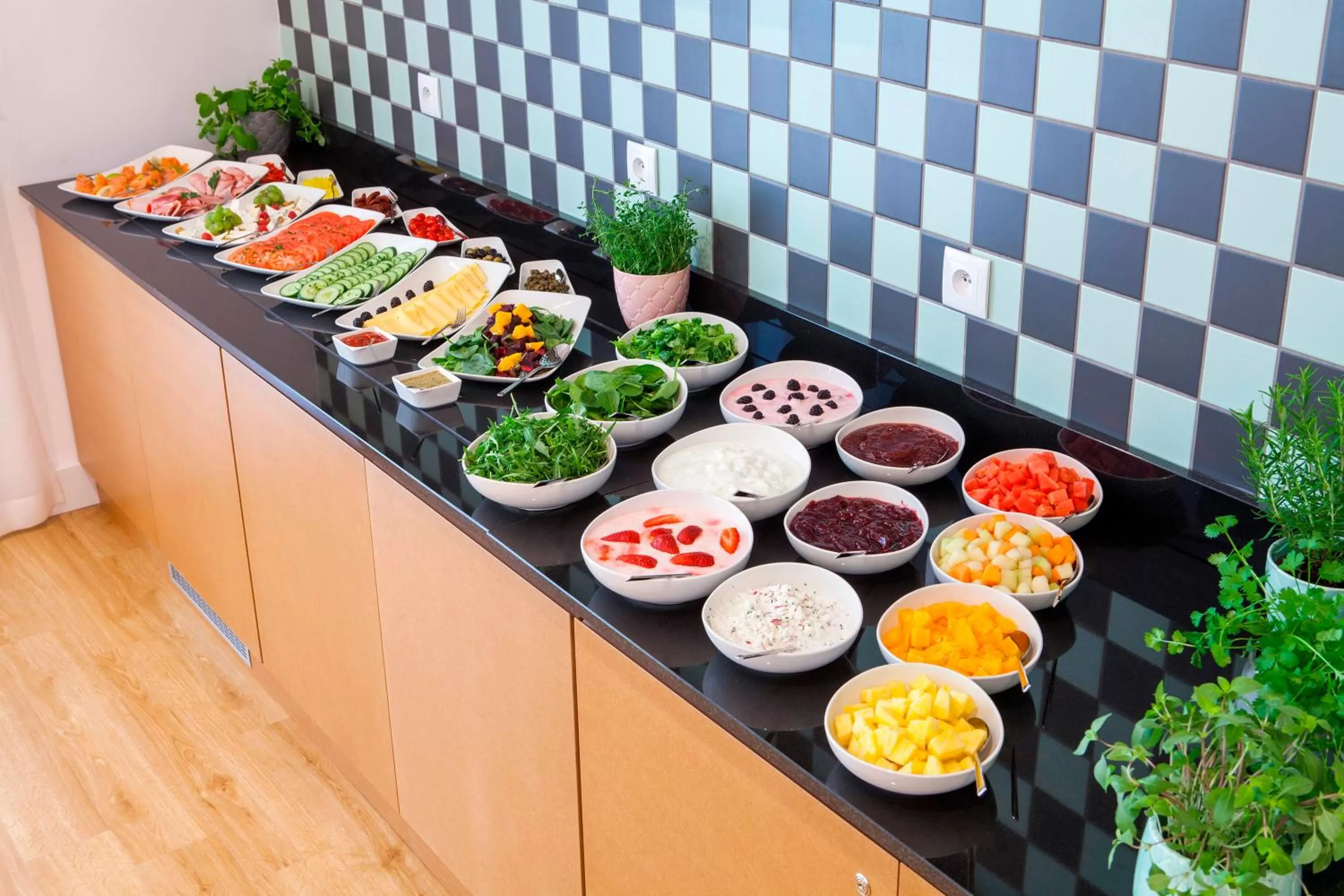 Buffet breakfast in Hotel Altus Poznań Old Town - Destigo Hotels