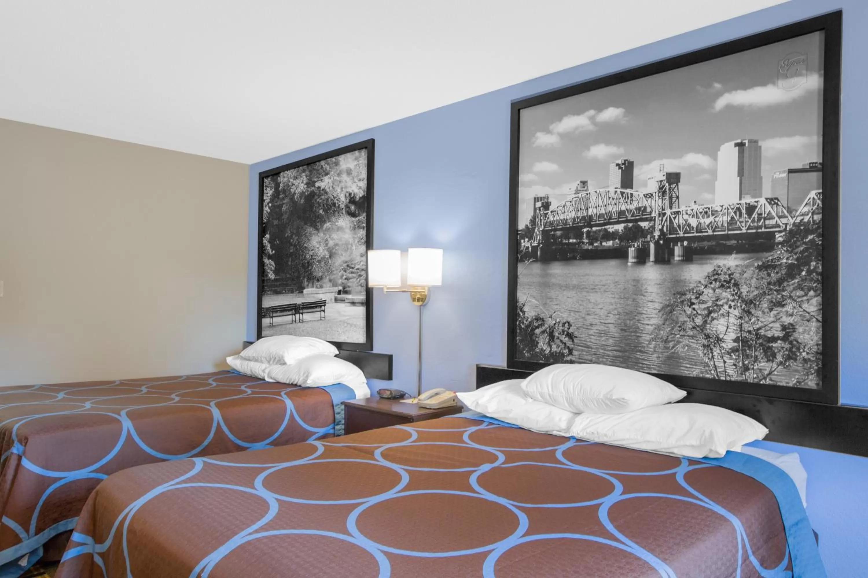 Bed in Super 8 by Wyndham Brinkley